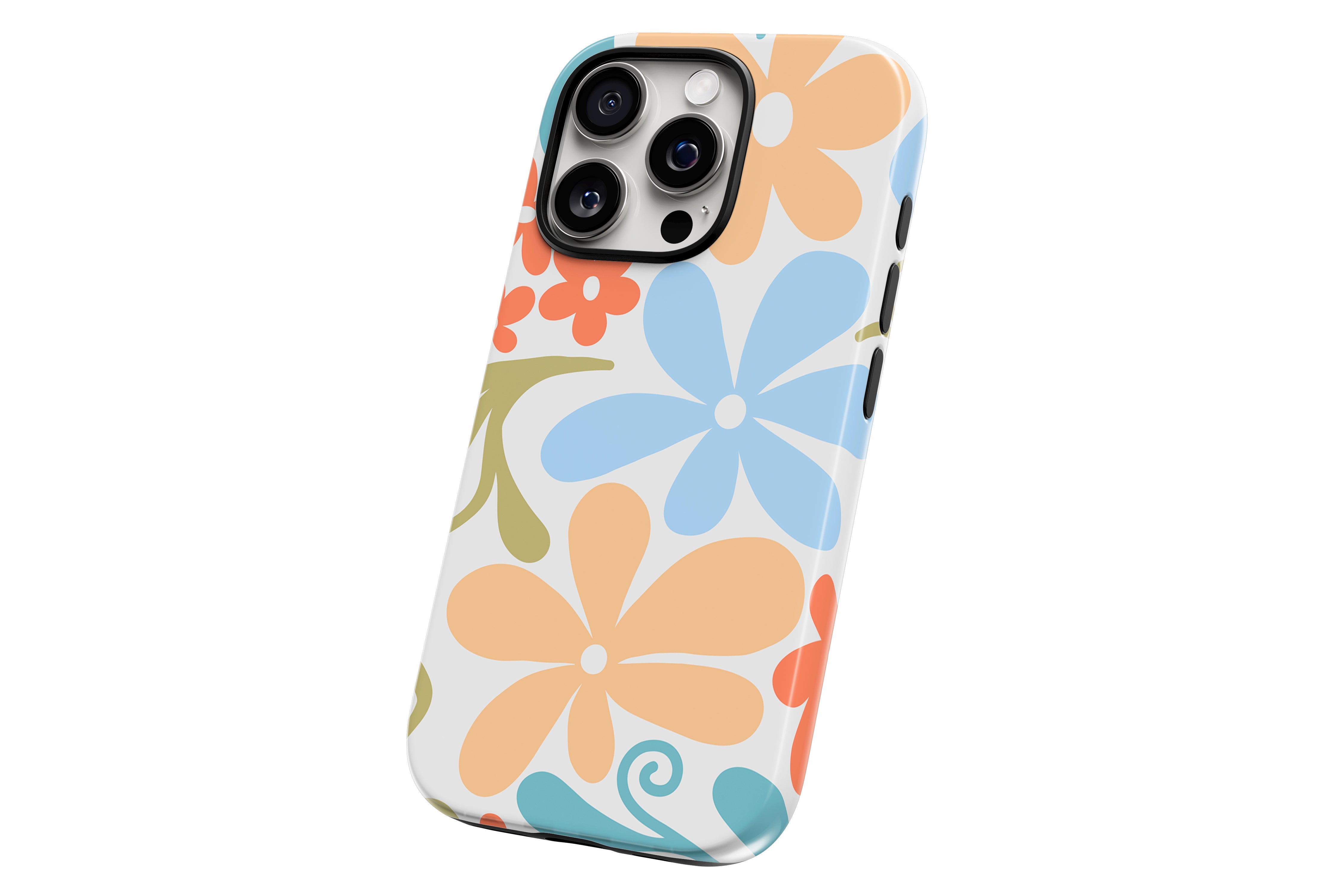 Another product image featuring our Flower Power design showing the product from a slight side angle on a white background