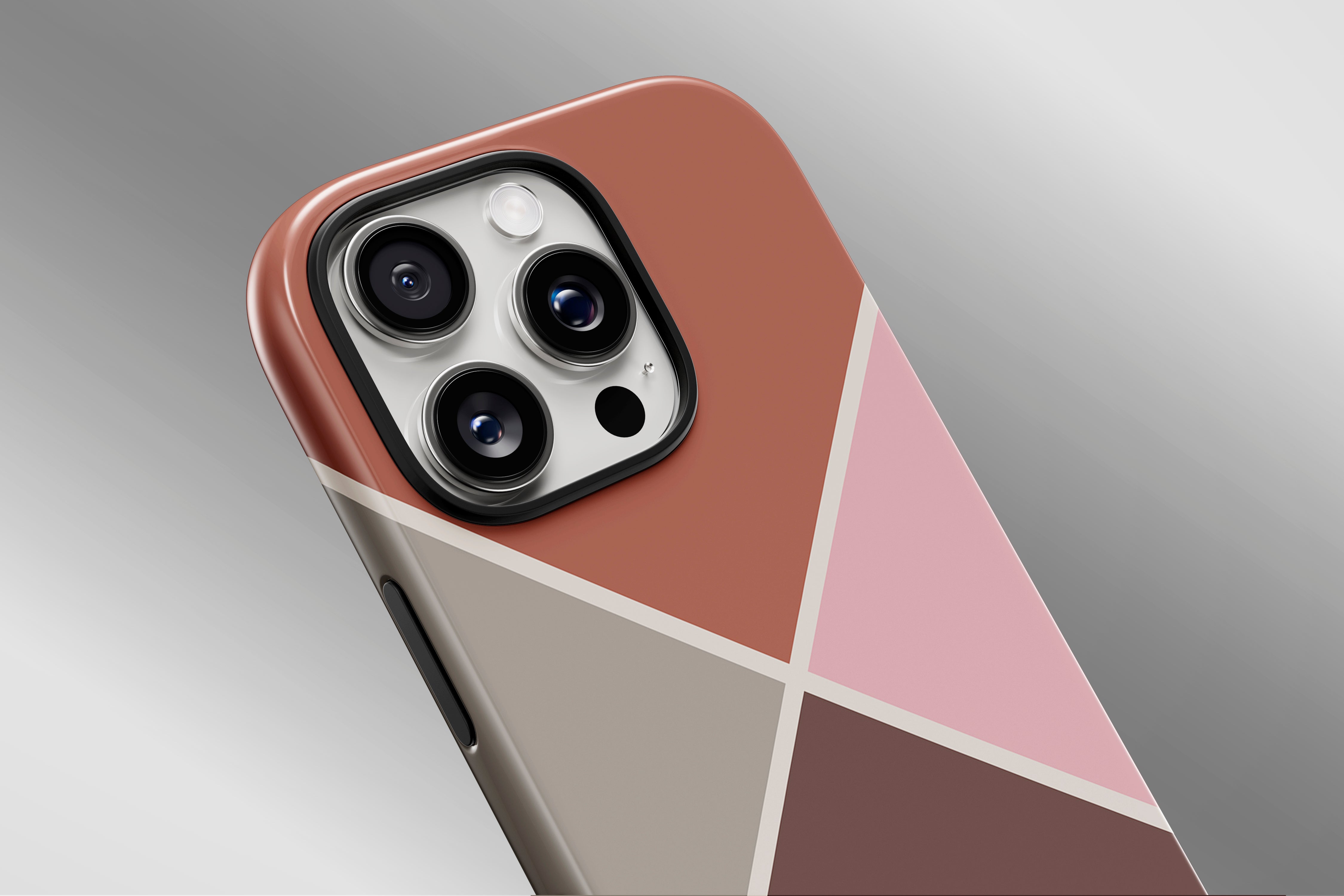 A close up image of a phone case featuring our Four Corners design