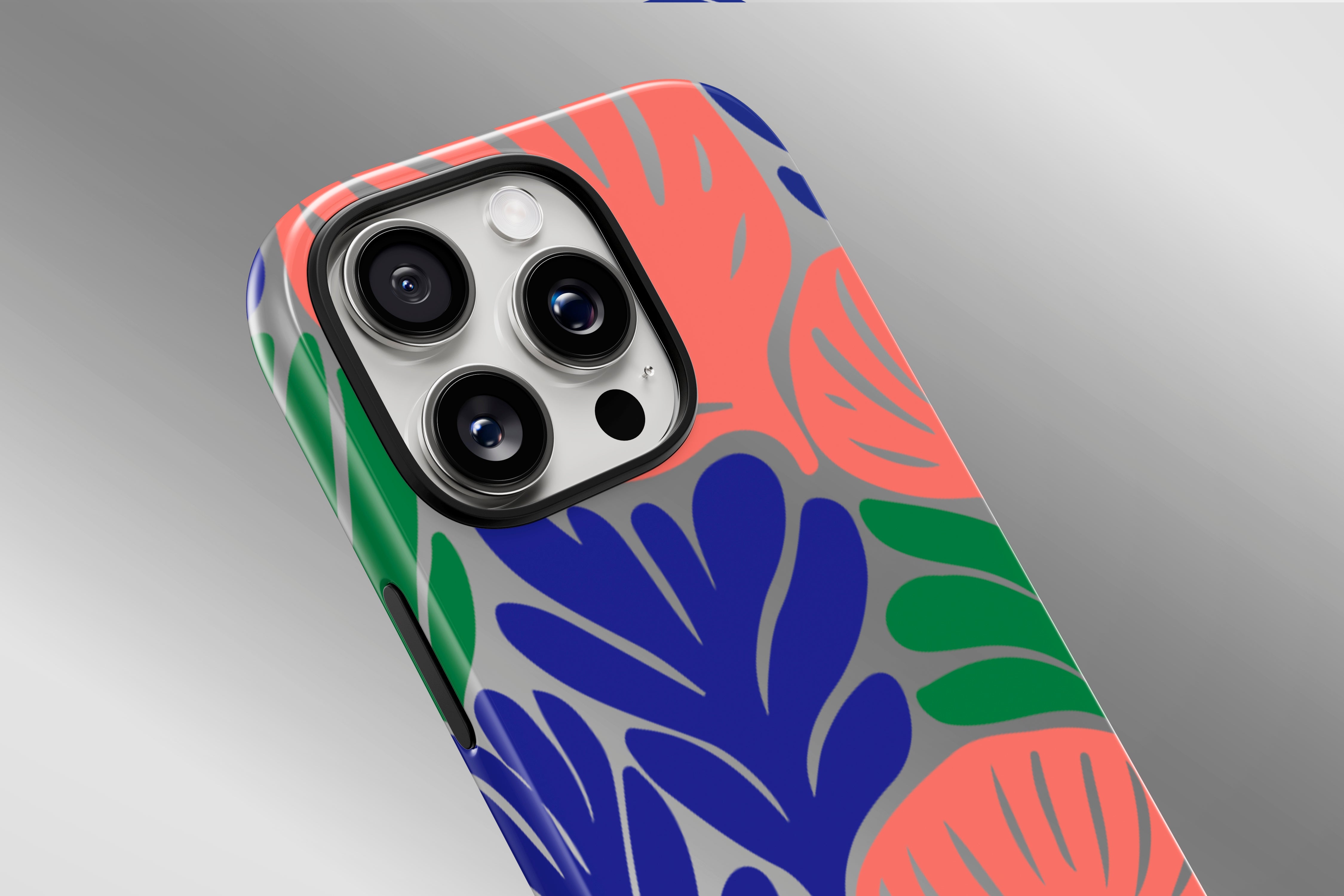A close up image of a phone case featuring our Funkadelic design
