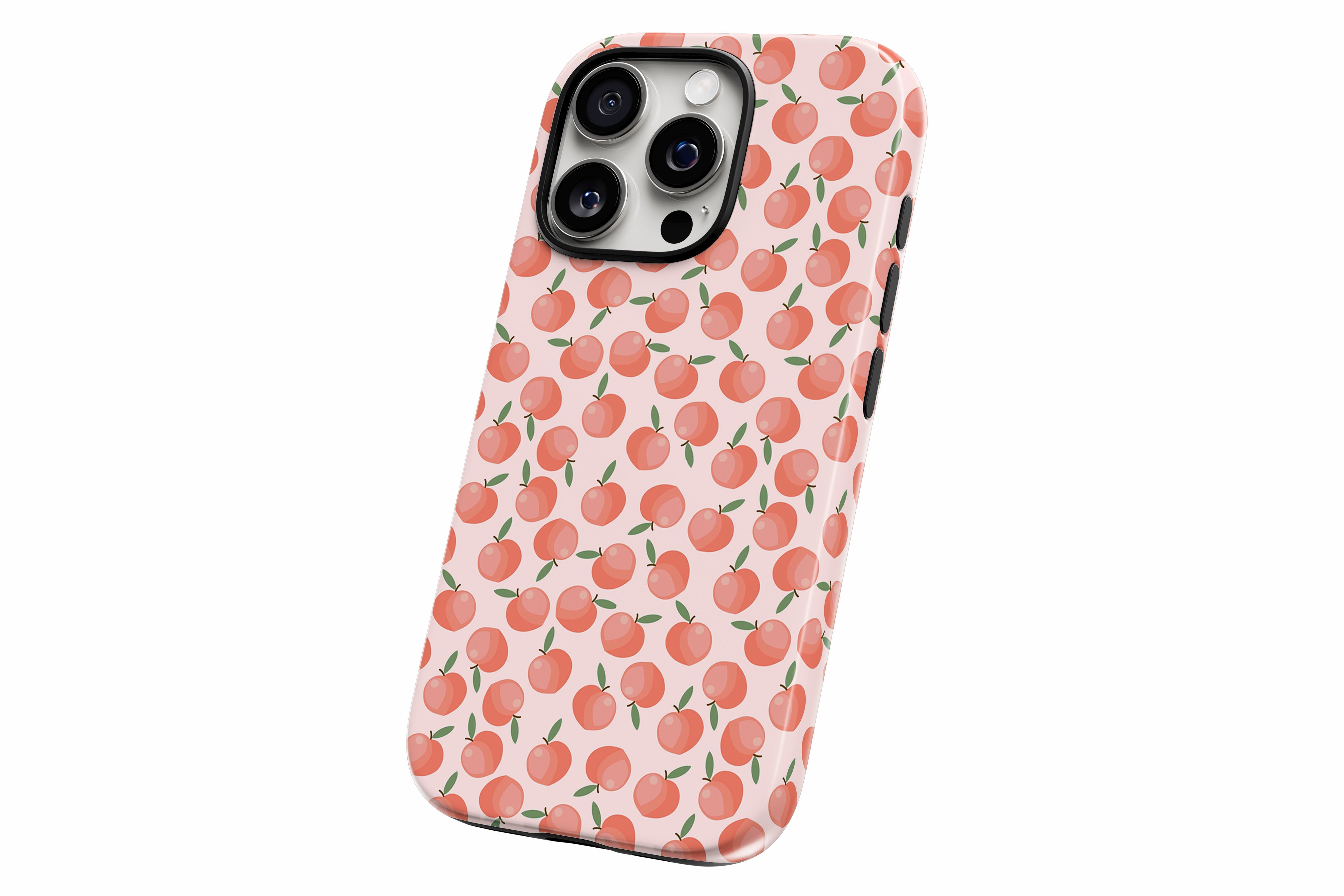 Another product image featuring our Just Peachy design showing the product from a slight side angle on a white background