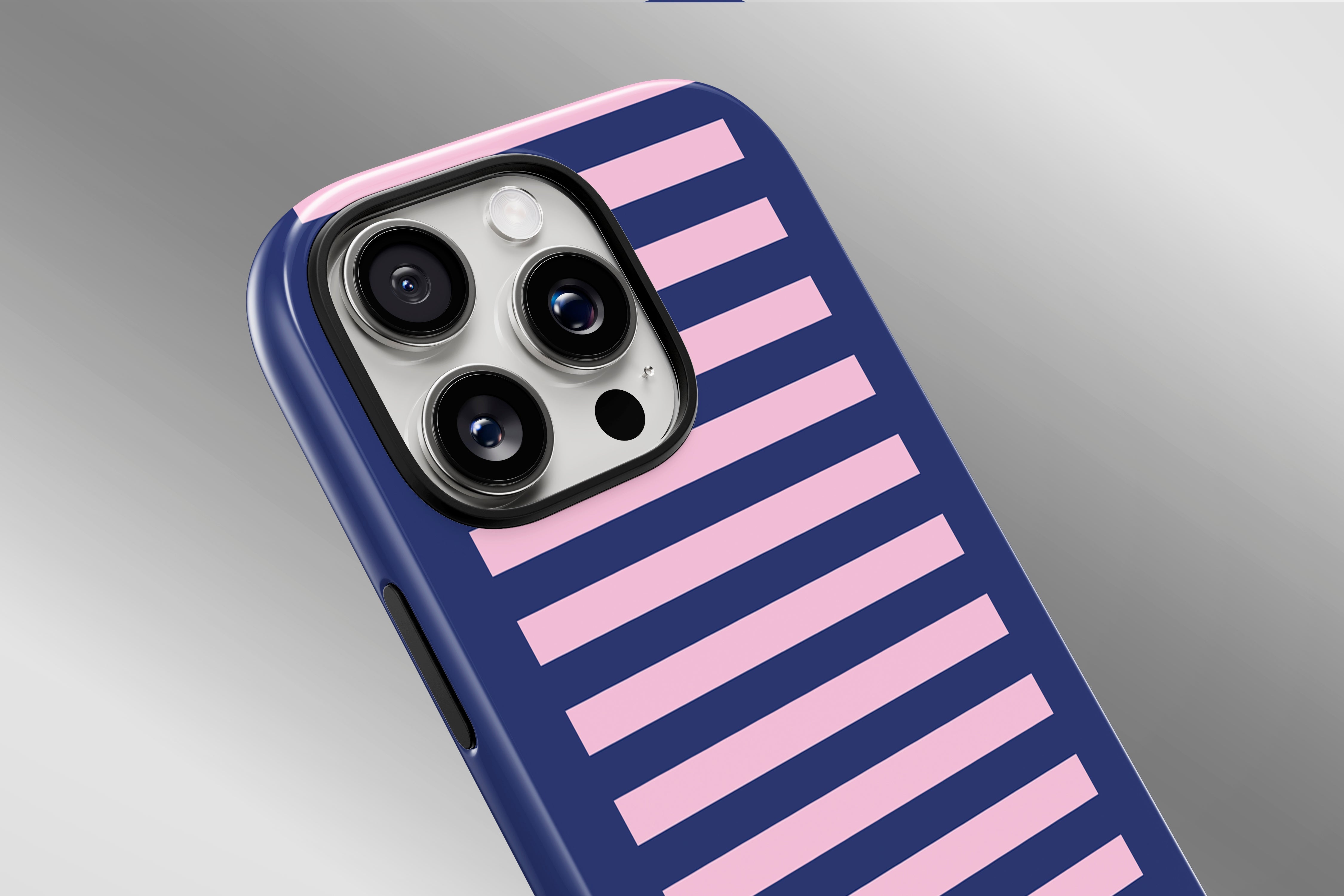 A close up image of a phone case featuring our Vibes design