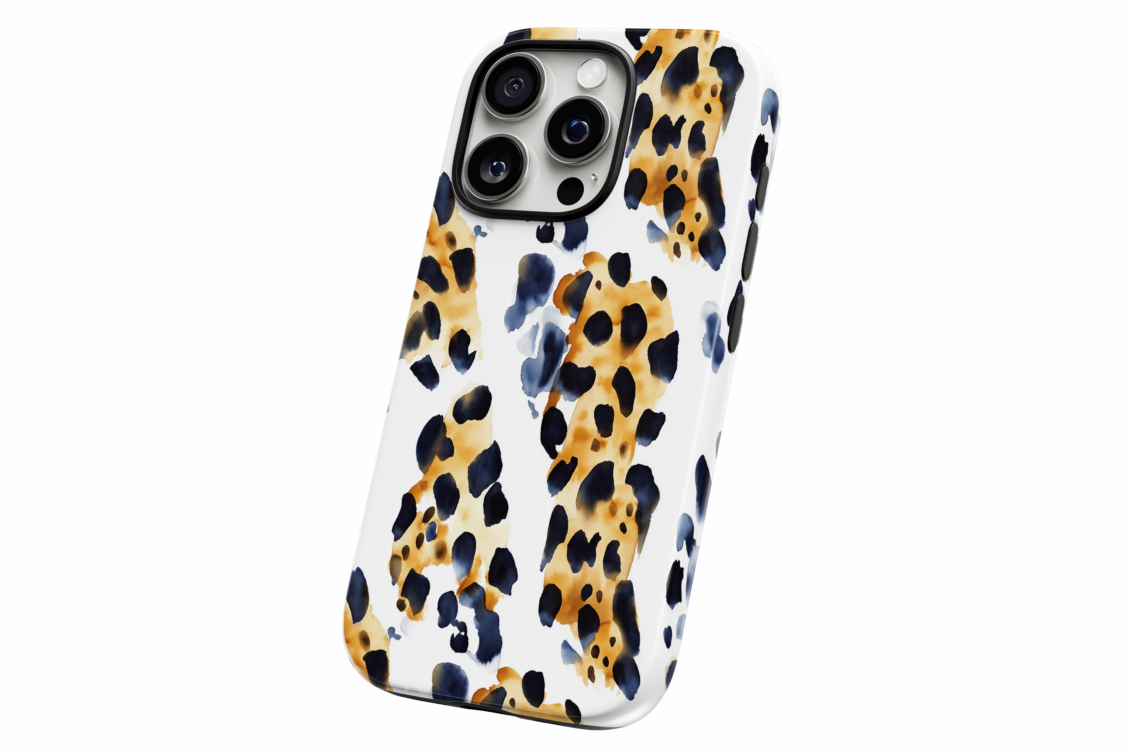 Another product image featuring our Abstract Leopard design showing the product from a slight side angle on a white background