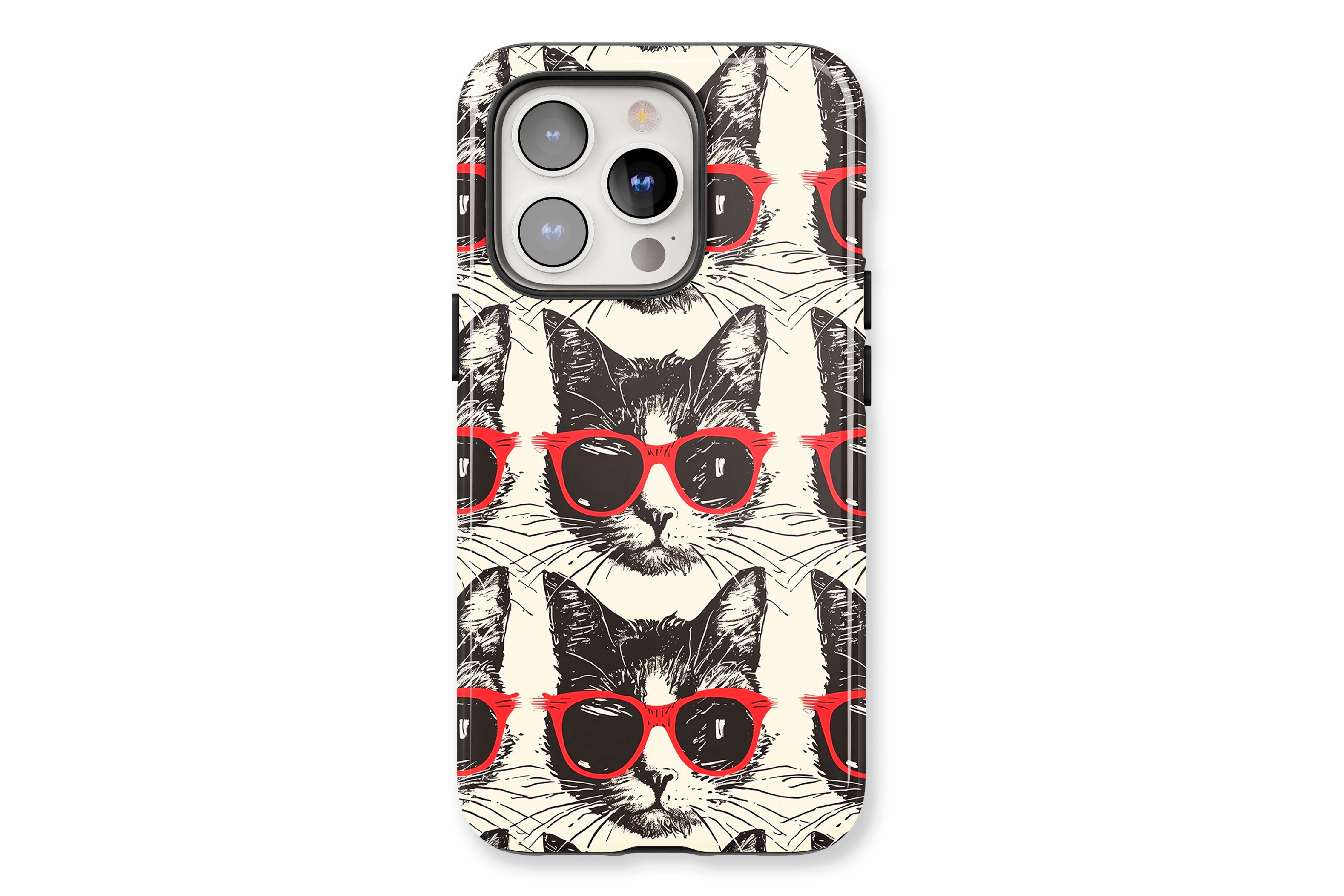 The main product image featuring our Cool Cat design showing a front facing view of the product on a white background