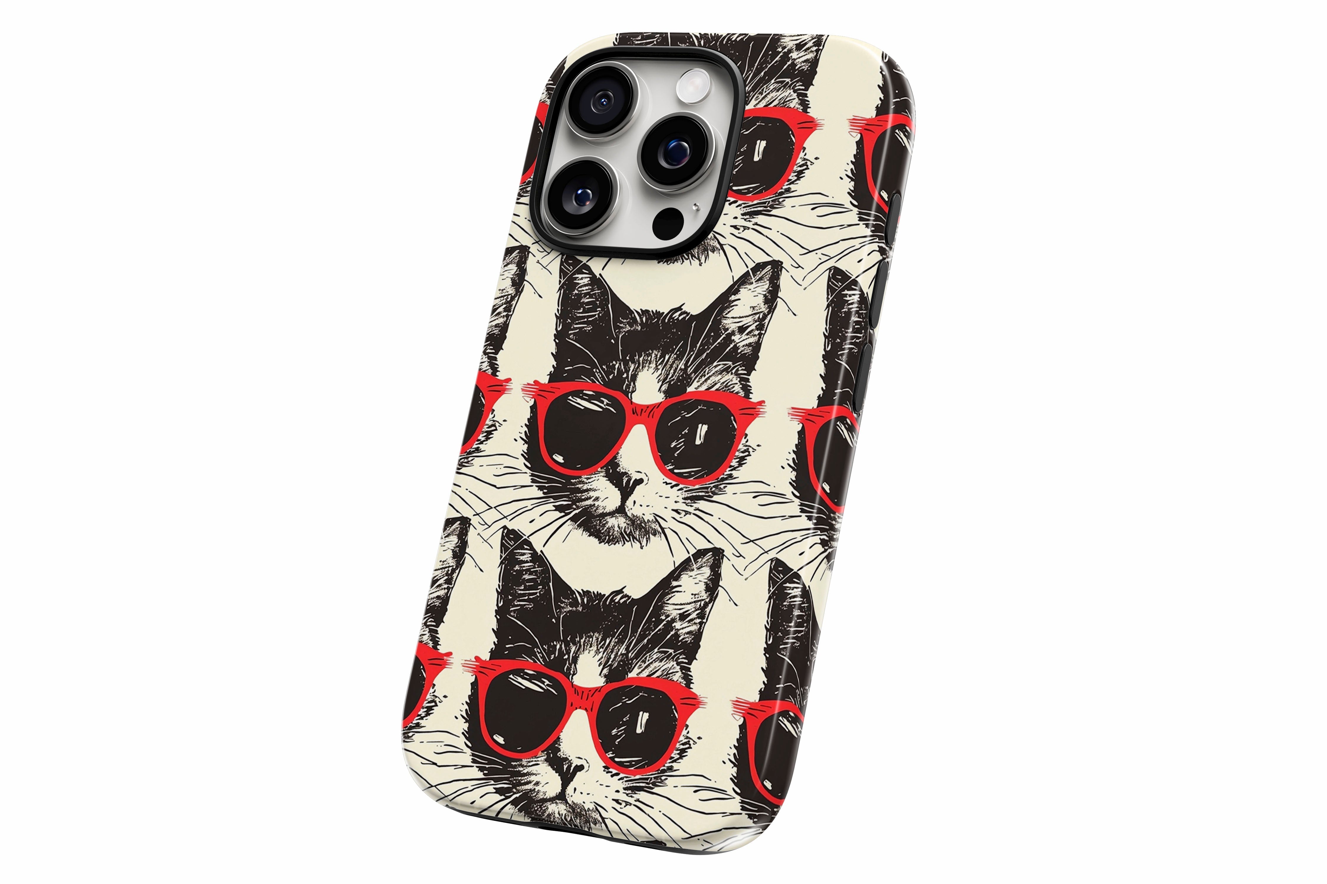 Another product image featuring our Cool Cat design showing the product from a slight side angle on a white background