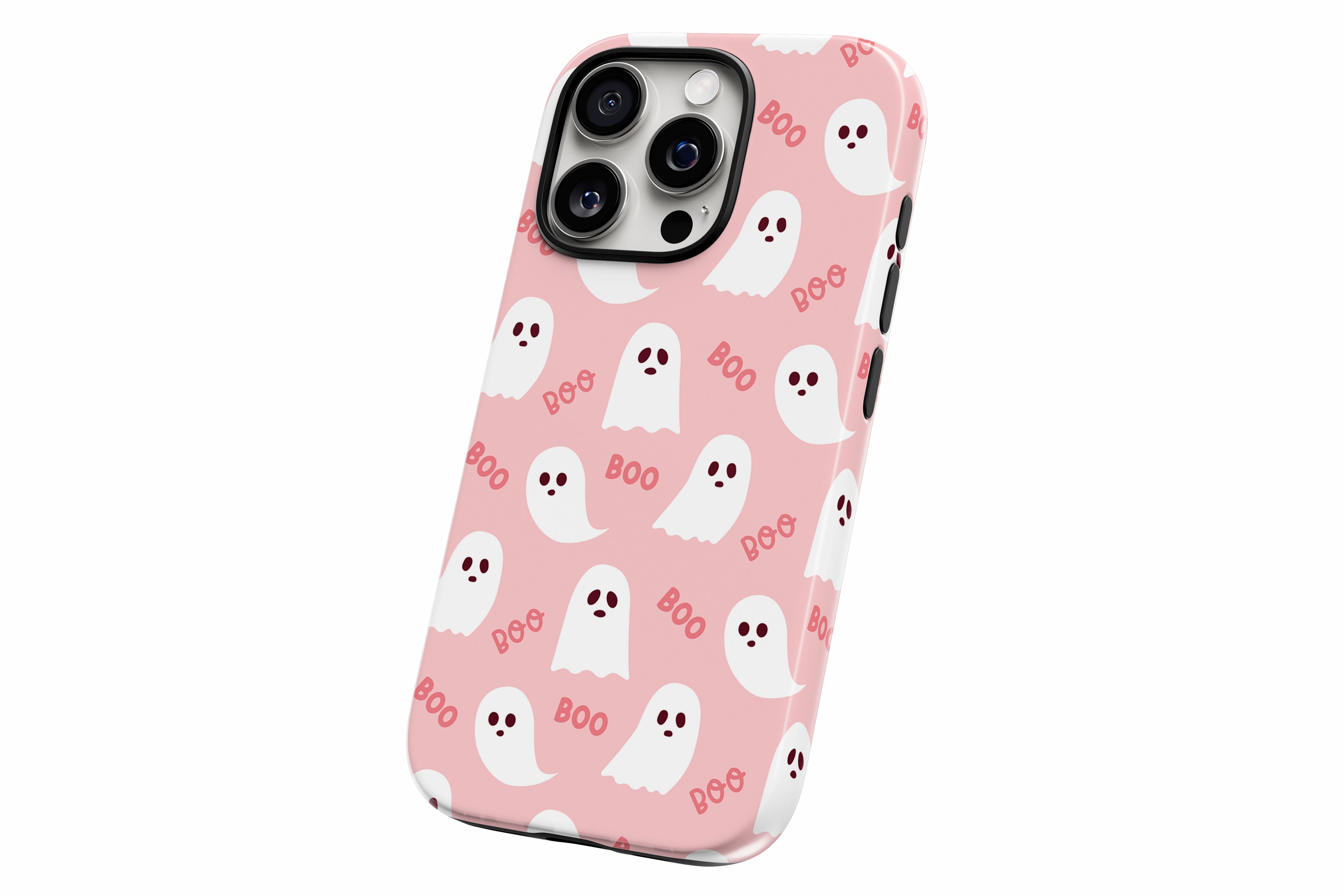 Another product image featuring our Ghosts design showing the product from a slight side angle on a white background
