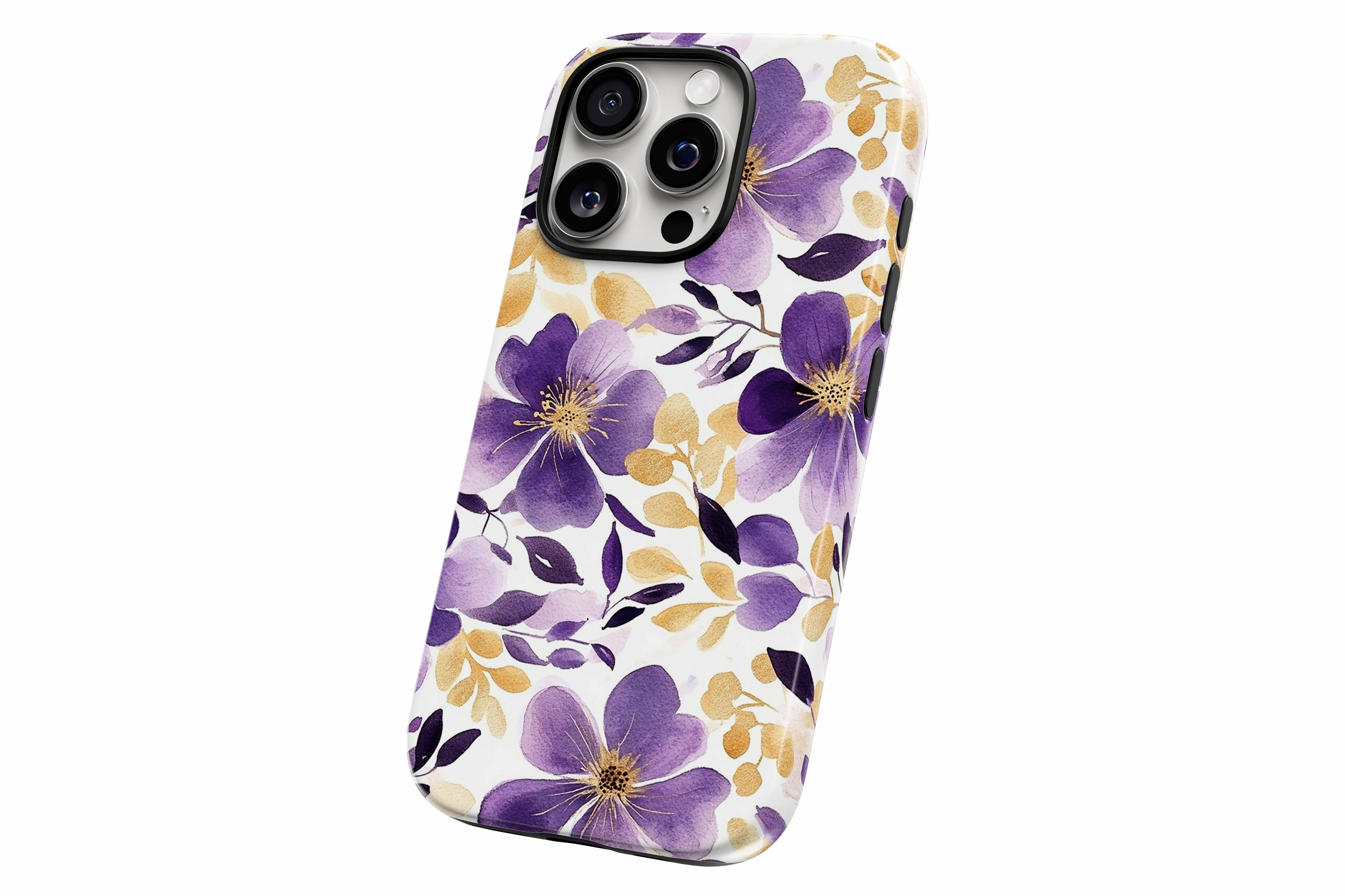 Another product image featuring our Parma Violets design showing the product from a slight side angle on a white background