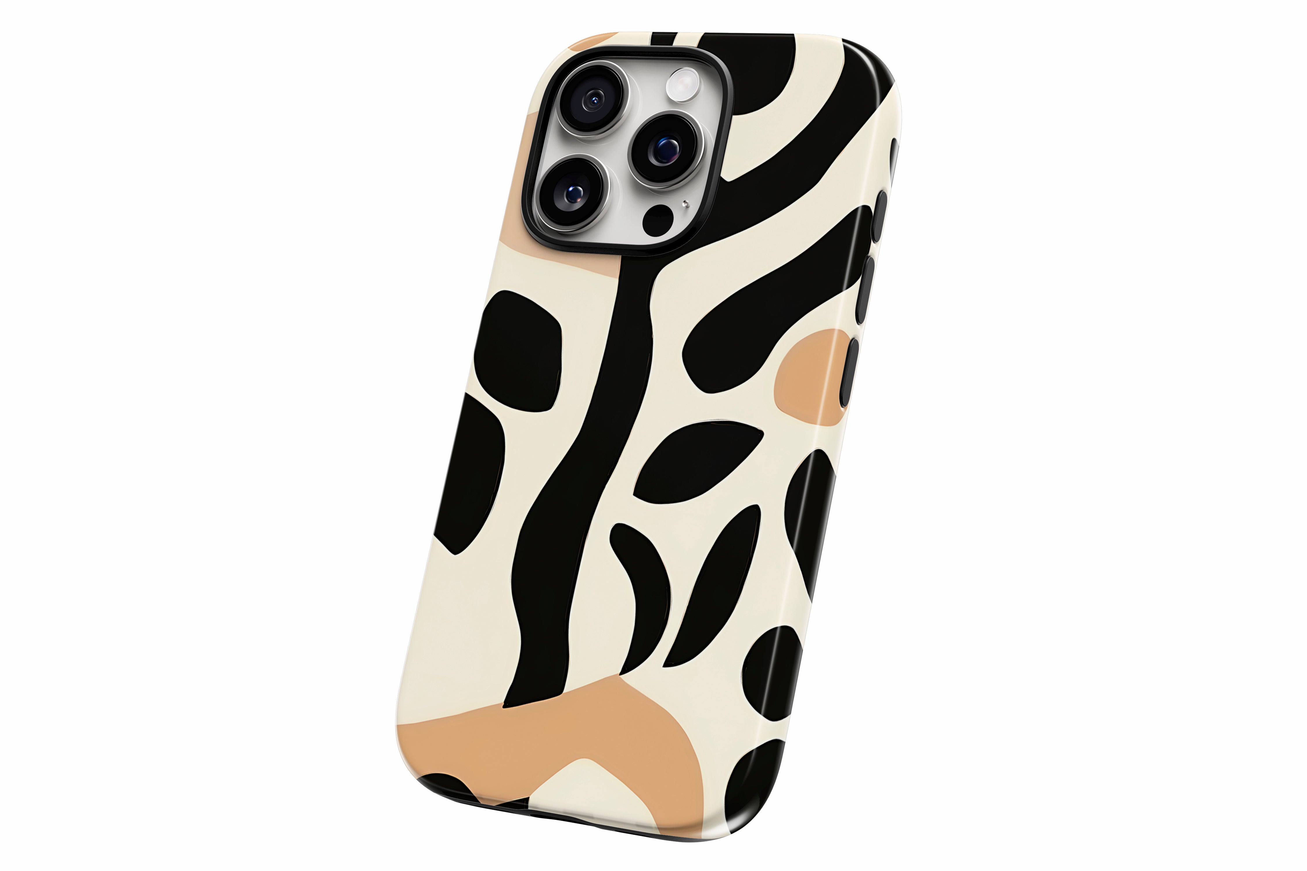 Another product image featuring our Abstract Jungle  design showing the product from a slight side angle on a white background