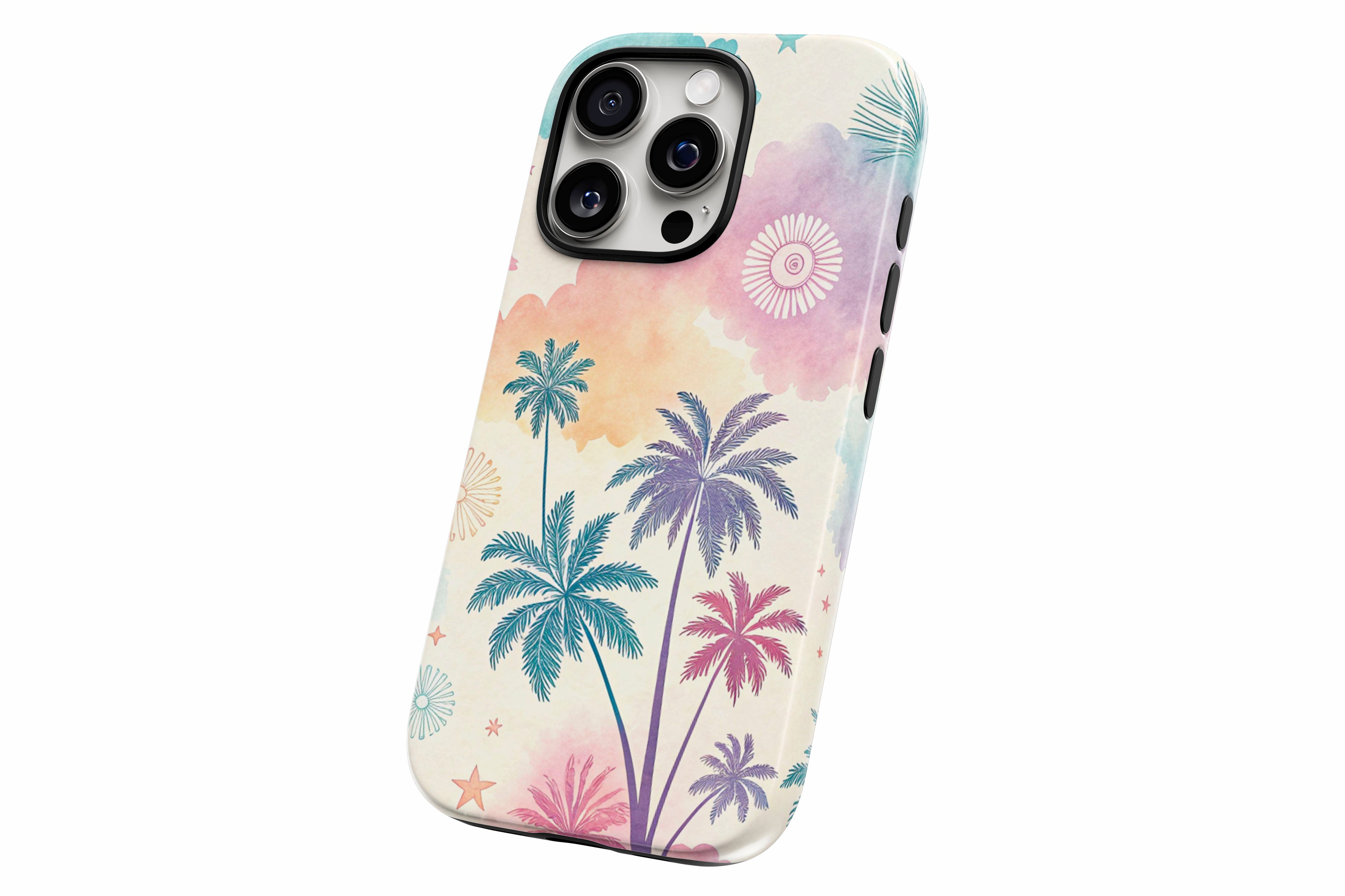Another product image featuring our Abstract Palm design showing the product from a slight side angle on a white background