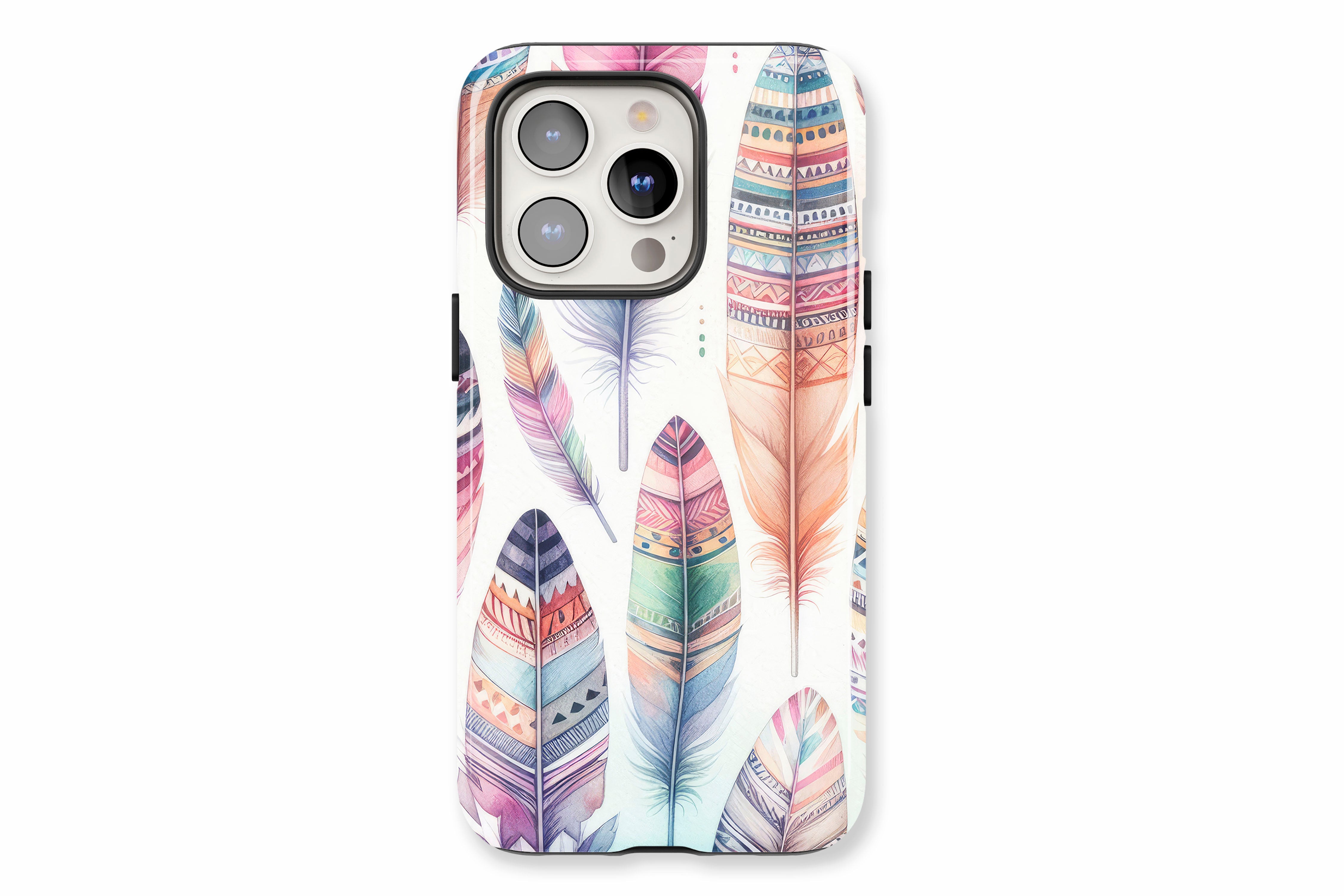The main product image featuring our Big Feather design showing a front facing view of the product on a white background