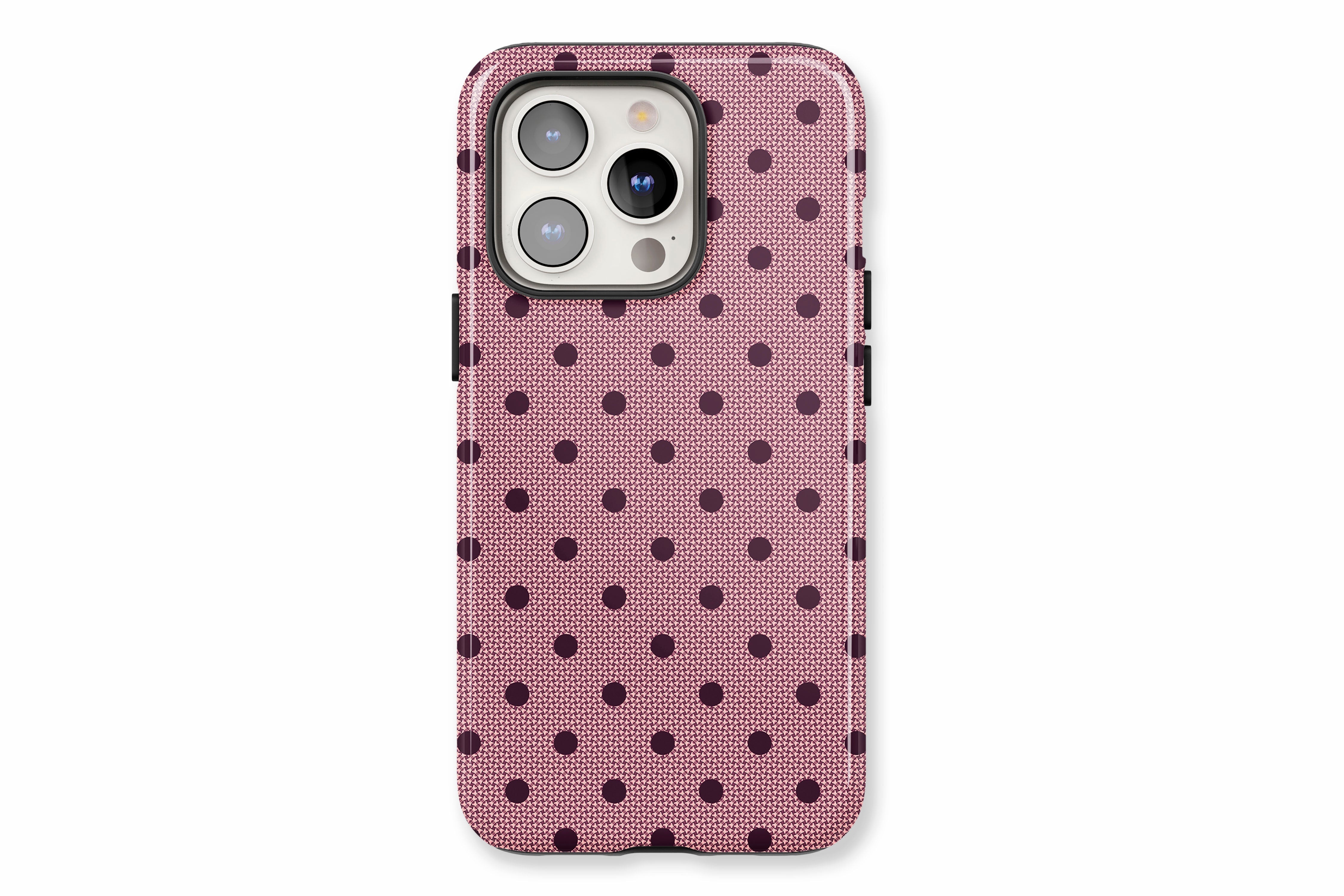 The main product image featuring our Burgundy Spot design showing a front facing view of the product on a white background