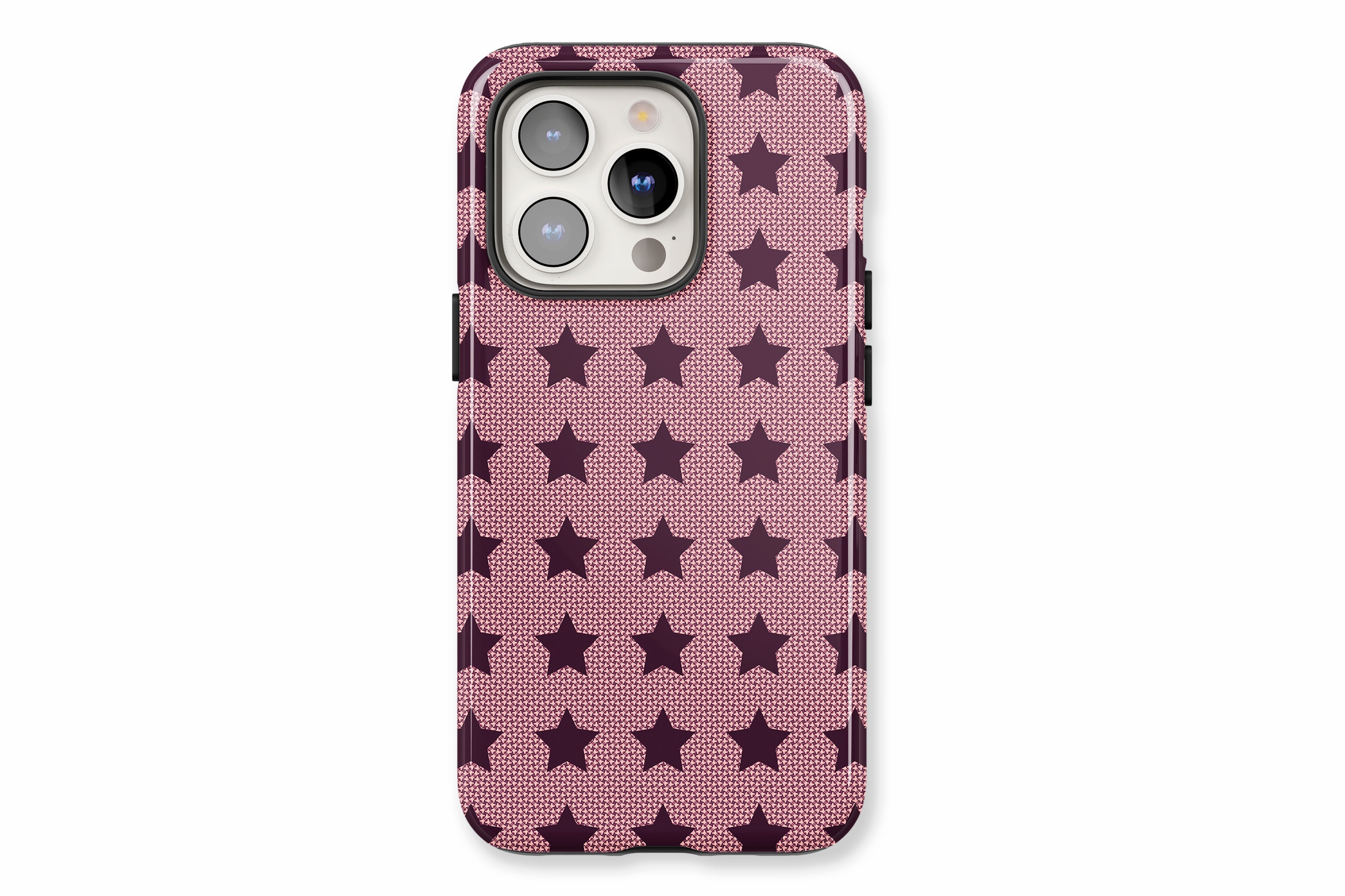 The main product image featuring our Burgundy Stars design showing a front facing view of the product on a white background