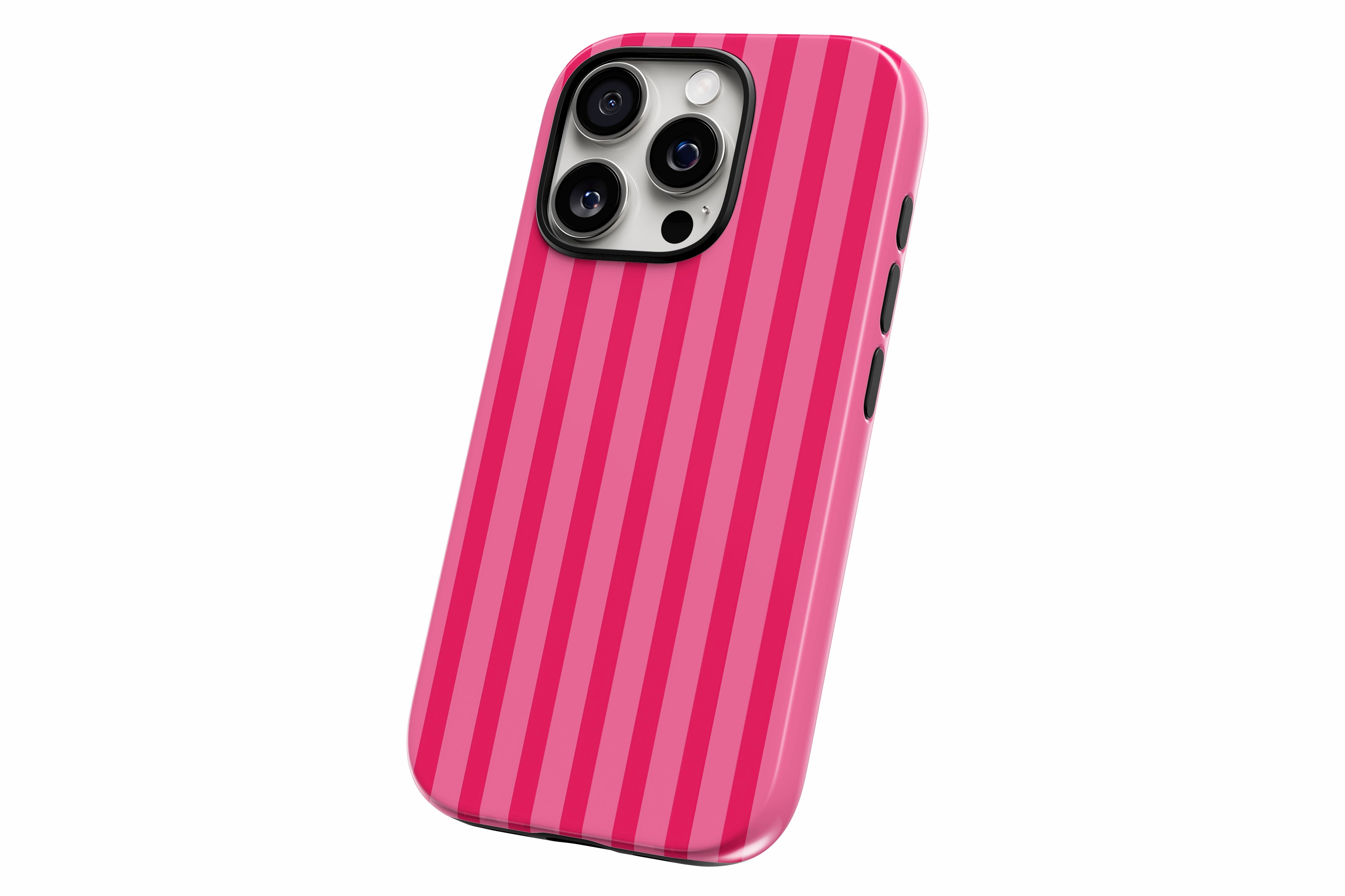 Another product image featuring our Candy Stripe design showing the product from a slight side angle on a white background