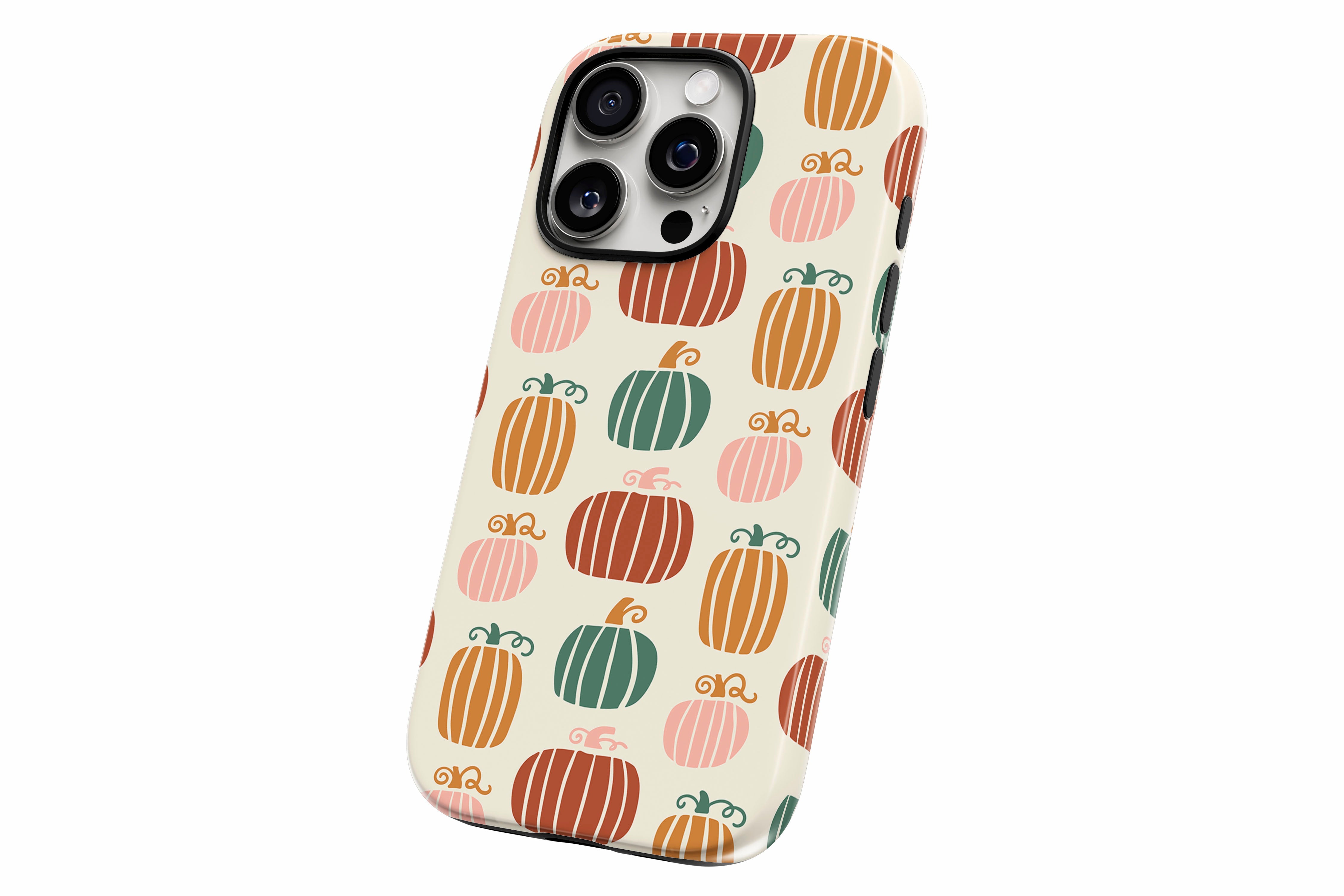 Another product image featuring our Cool Pumpkin design showing the product from a slight side angle on a white background