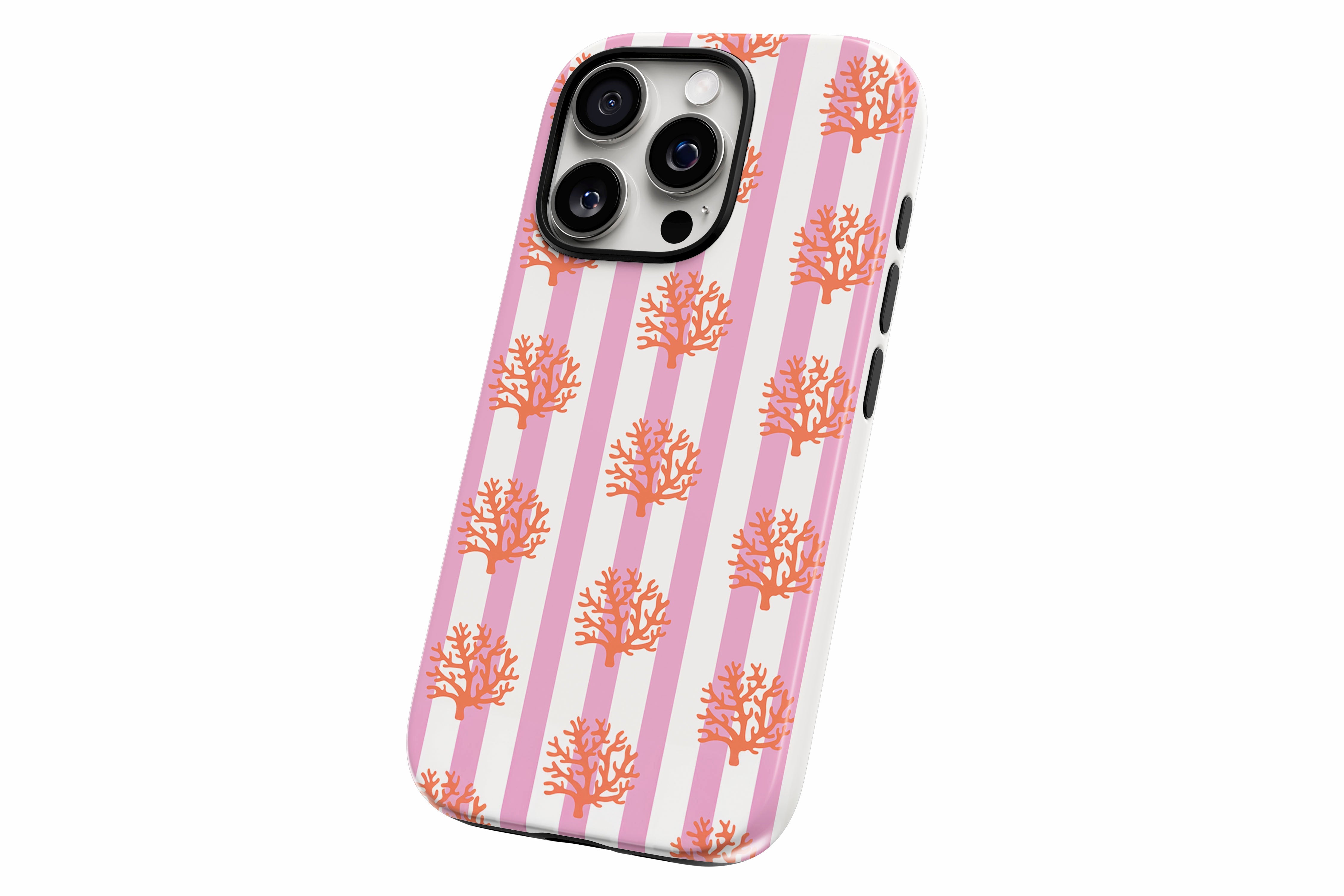Another product image featuring our Coral design showing the product from a slight side angle on a white background