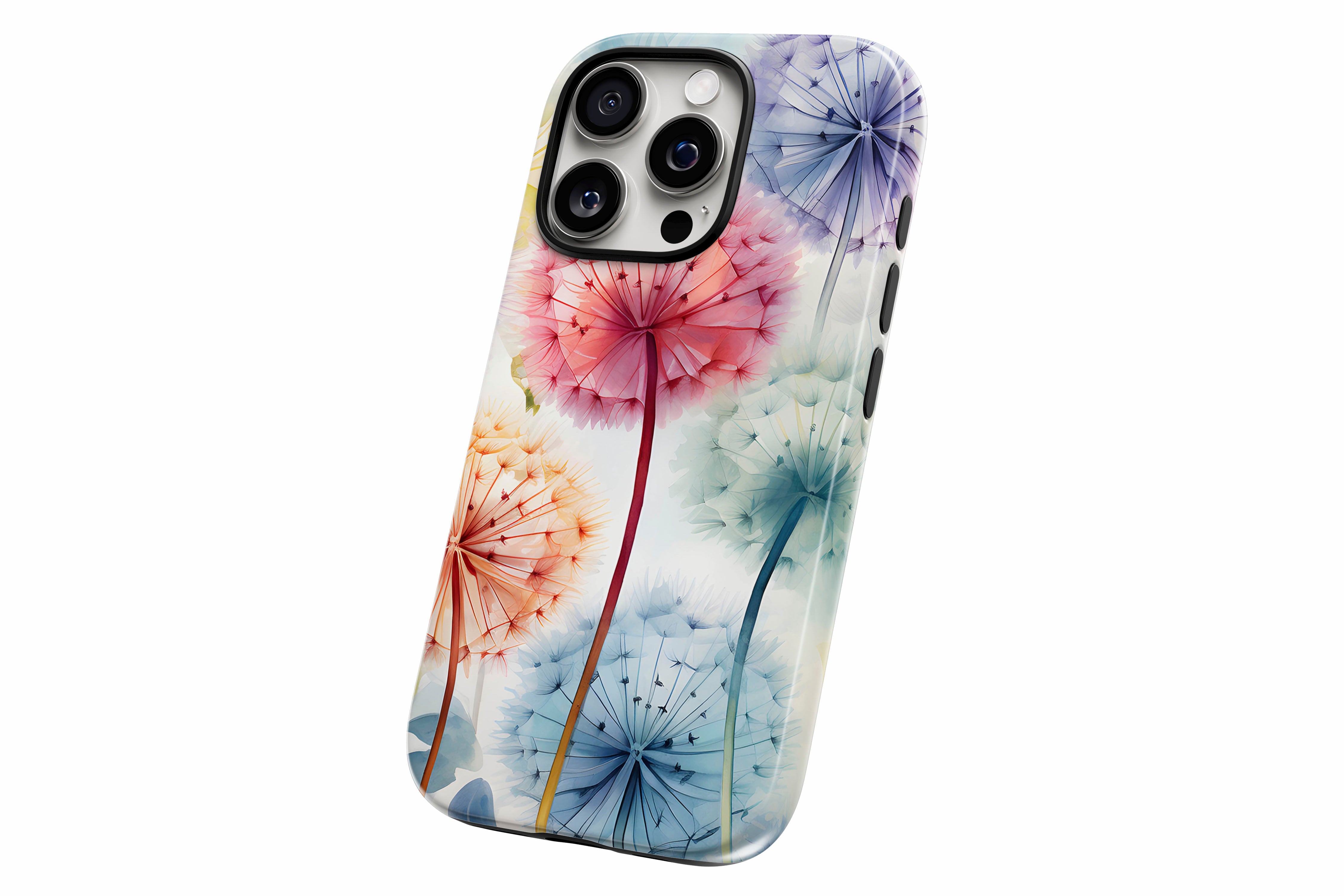 Another product image featuring our Dandelion Dream design showing the product from a slight side angle on a white background