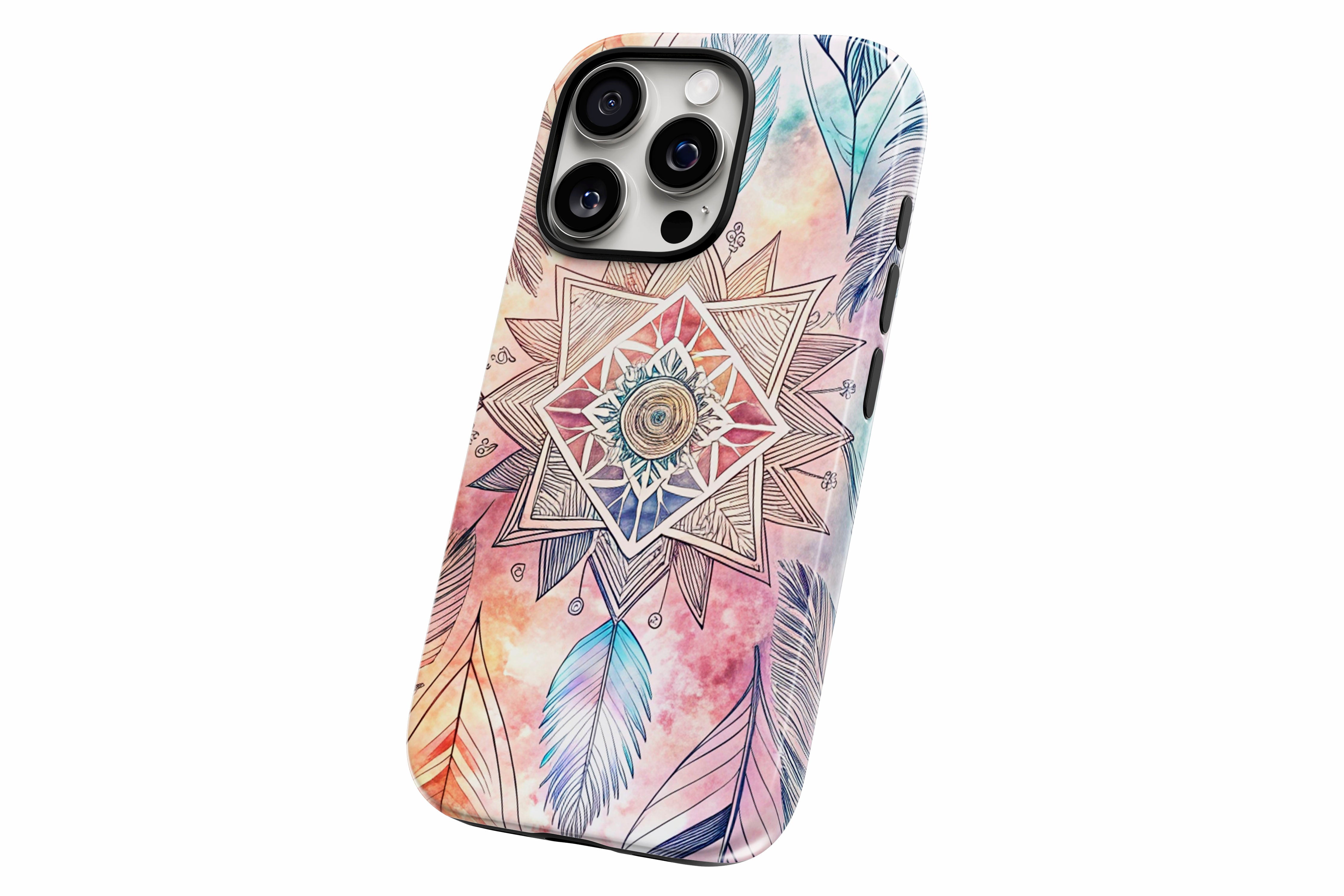 Another product image featuring our Dream Catcher design showing the product from a slight side angle on a white background