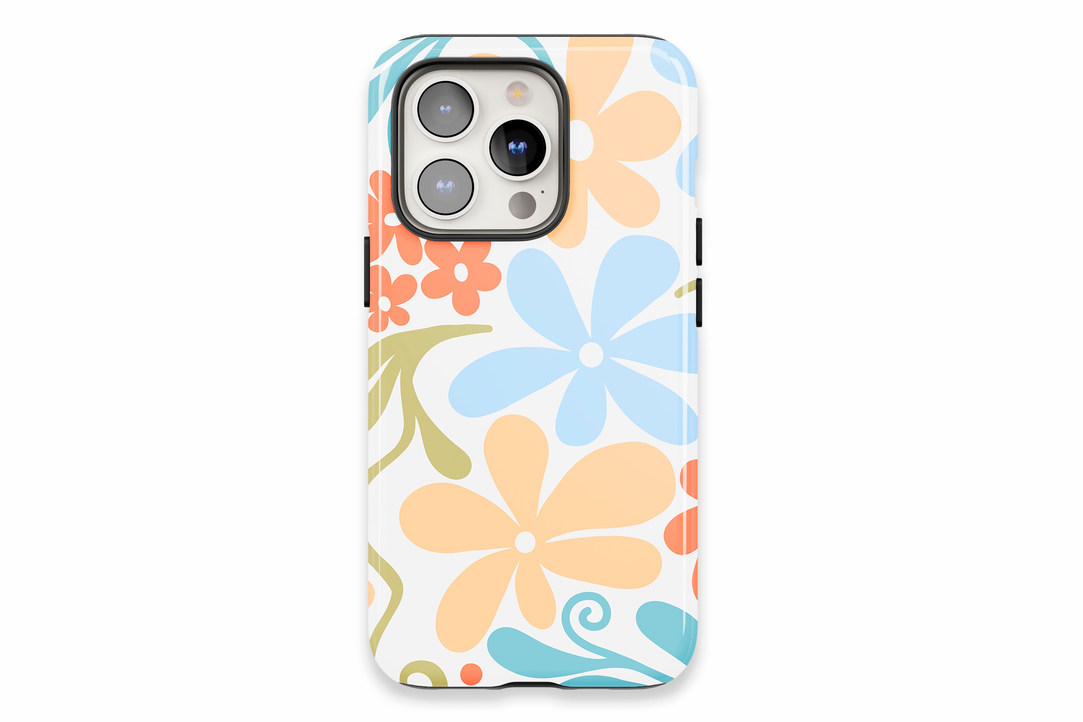 The main product image featuring our Flower Power  design showing a front facing view of the product on a white background