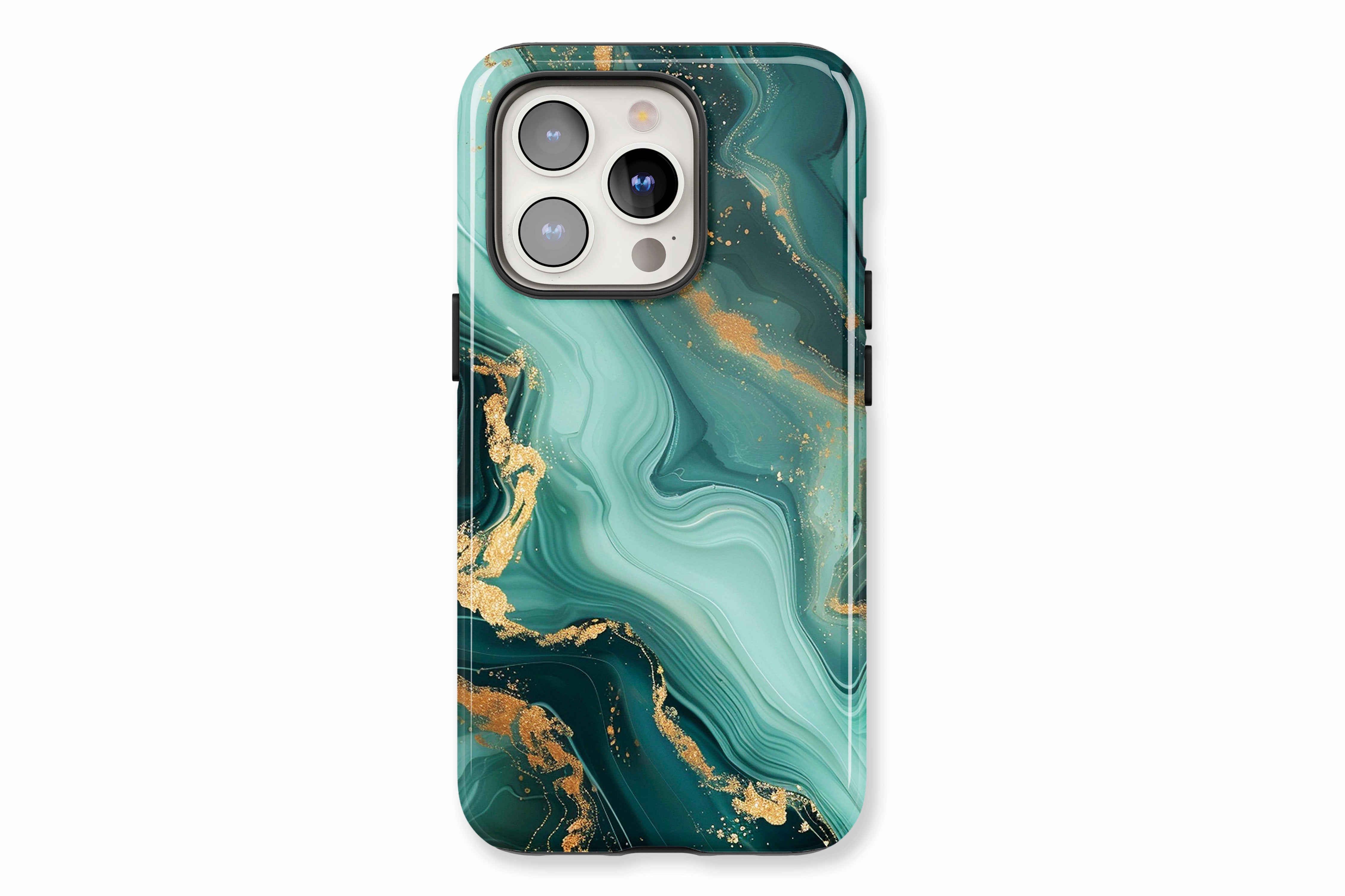 The main product image featuring our Green Marble design showing a front facing view of the product on a white background