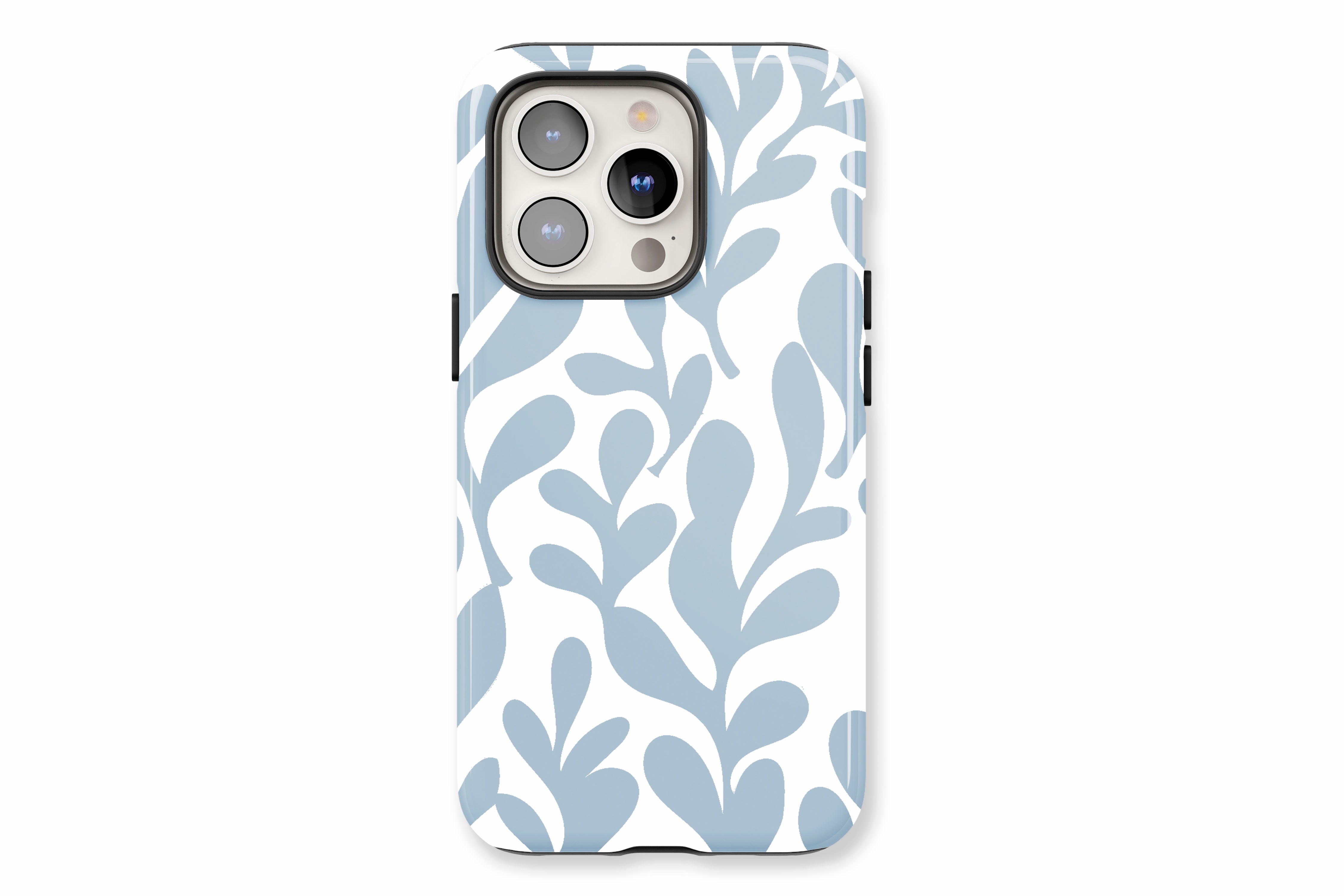 The main product image featuring our Ice Blue Leaf design showing a front facing view of the product on a white background