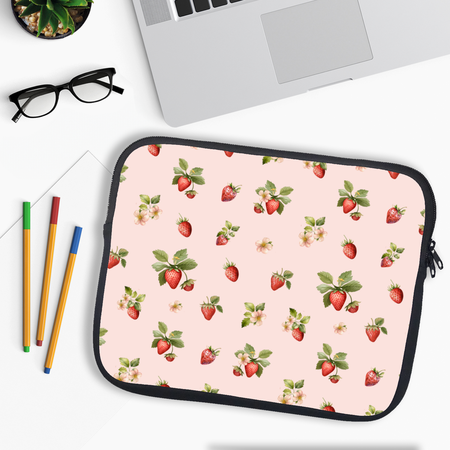 Strawberries Laptop Sleeve