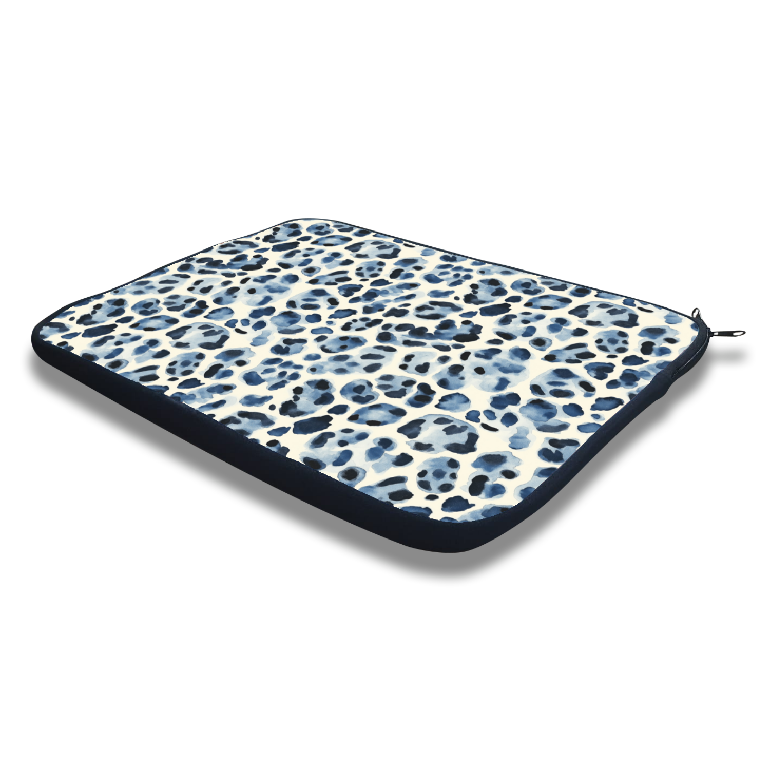 Blue Leopard Laptop Sleeve