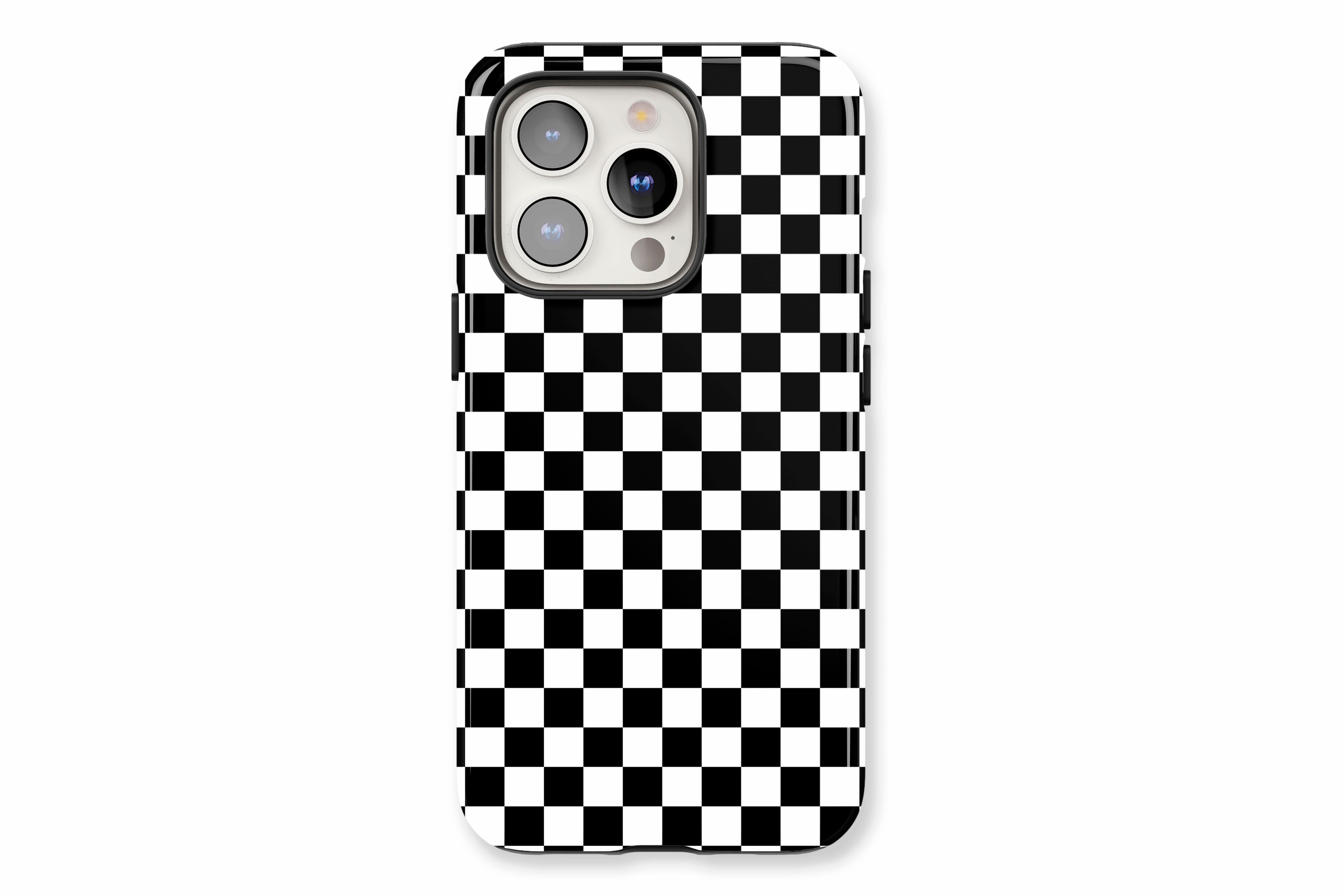 The main product image featuring our Mono Checkerboard design showing a front facing view of the product on a white background