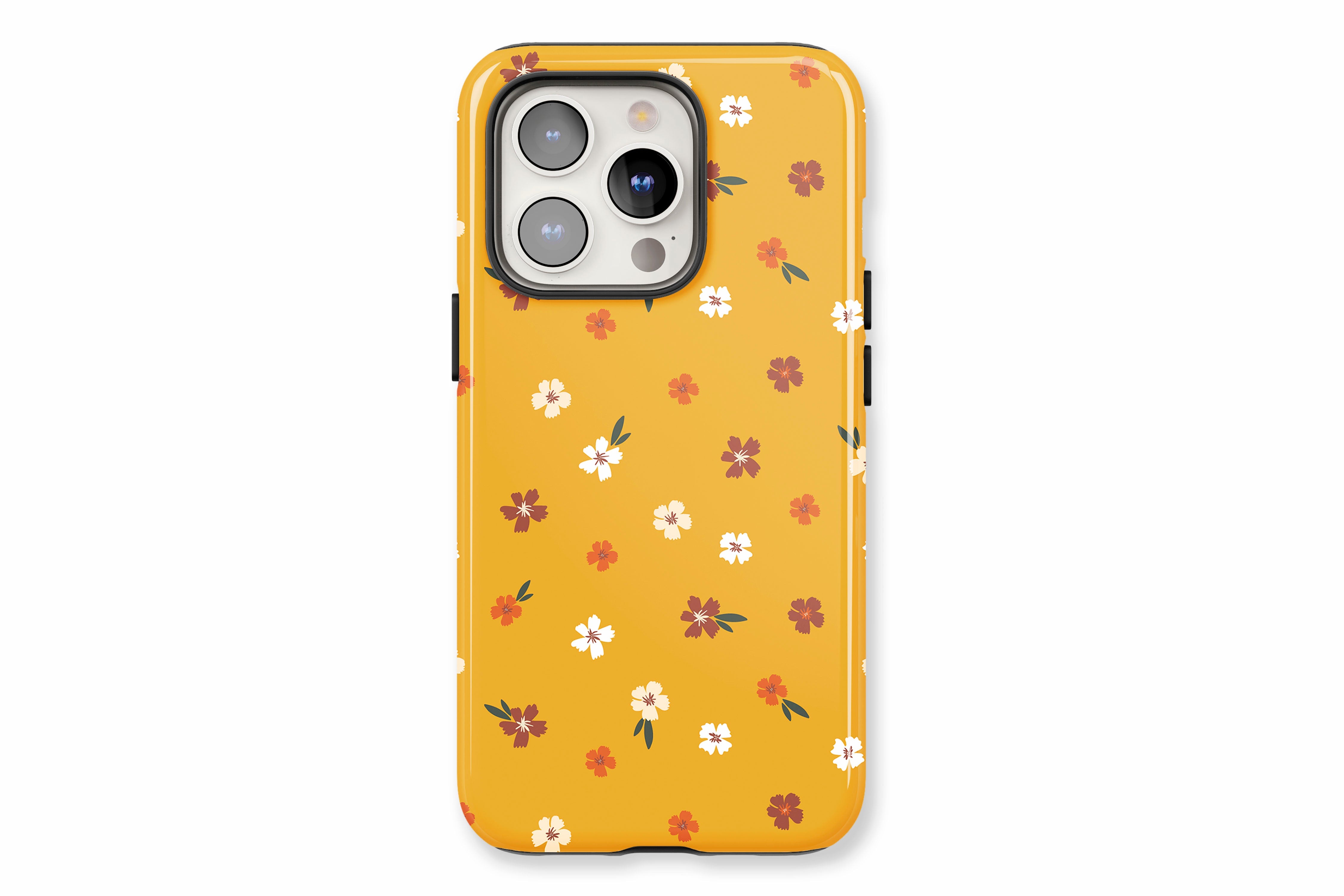 The main product image featuring our Mustard Floral design showing a front facing view of the product on a white background