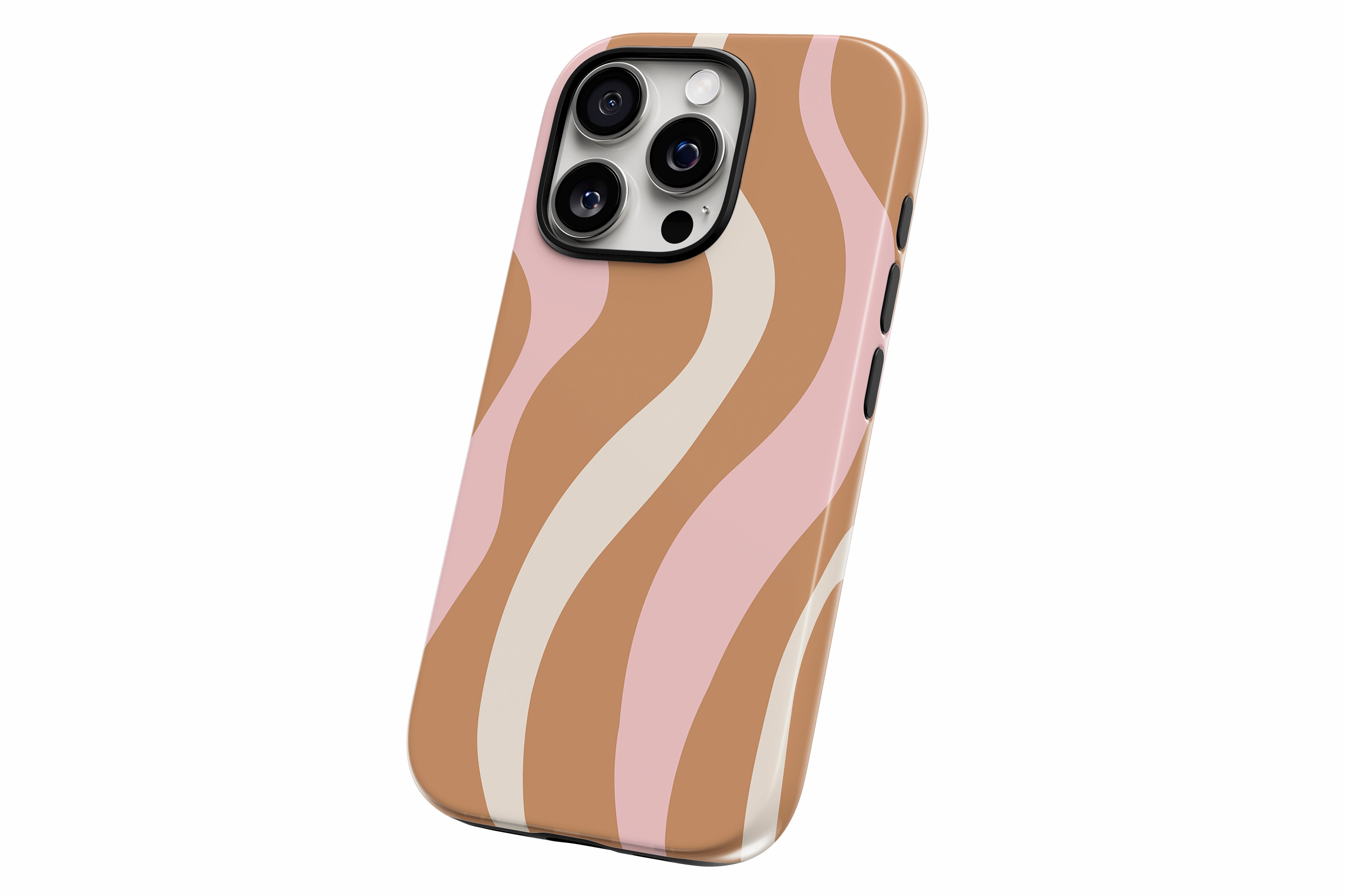 Another product image featuring our Neopolitan  design showing the product from a slight side angle on a white background