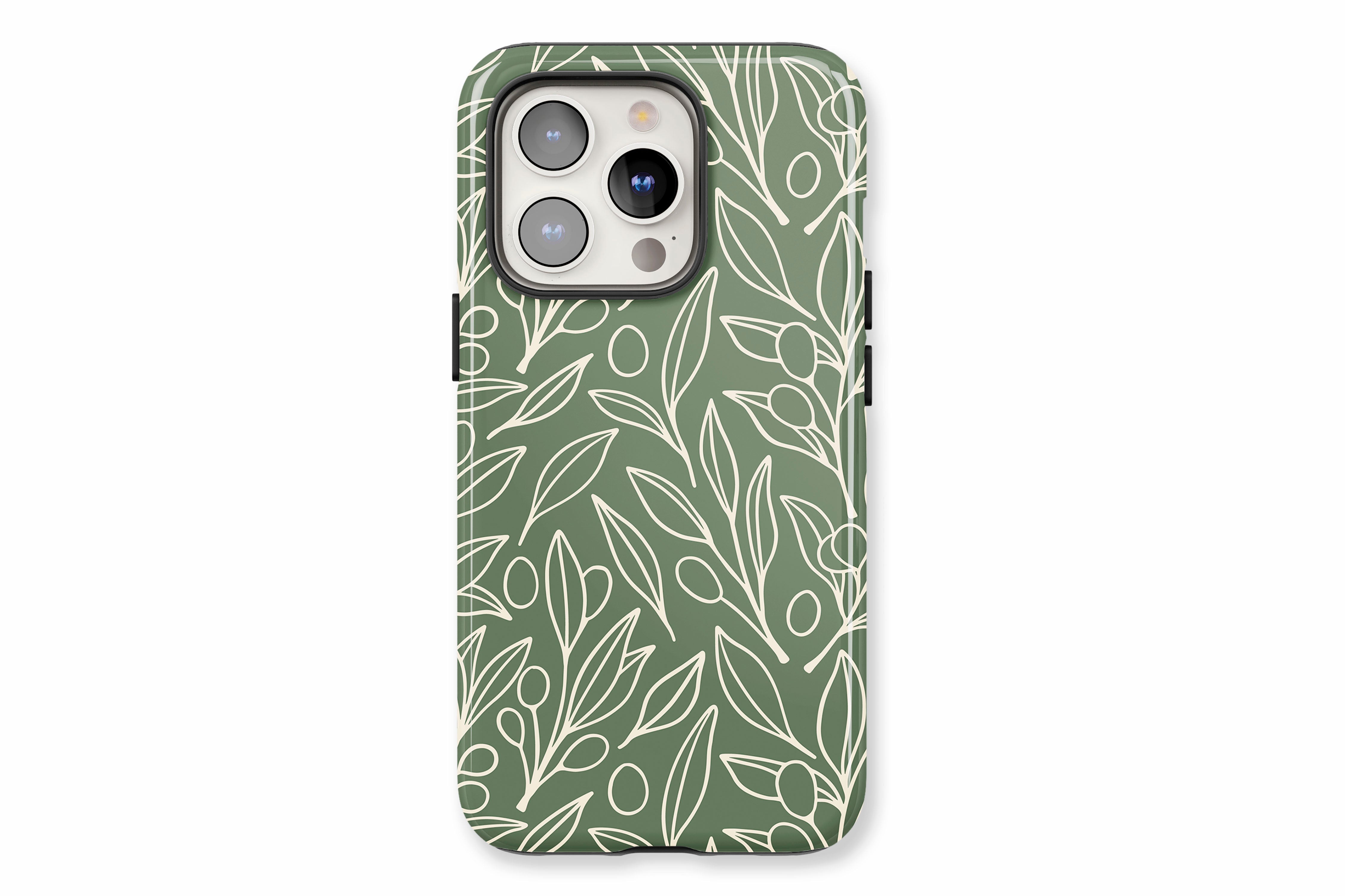 The main product image featuring our Olive Leaf design showing a front facing view of the product on a white background
