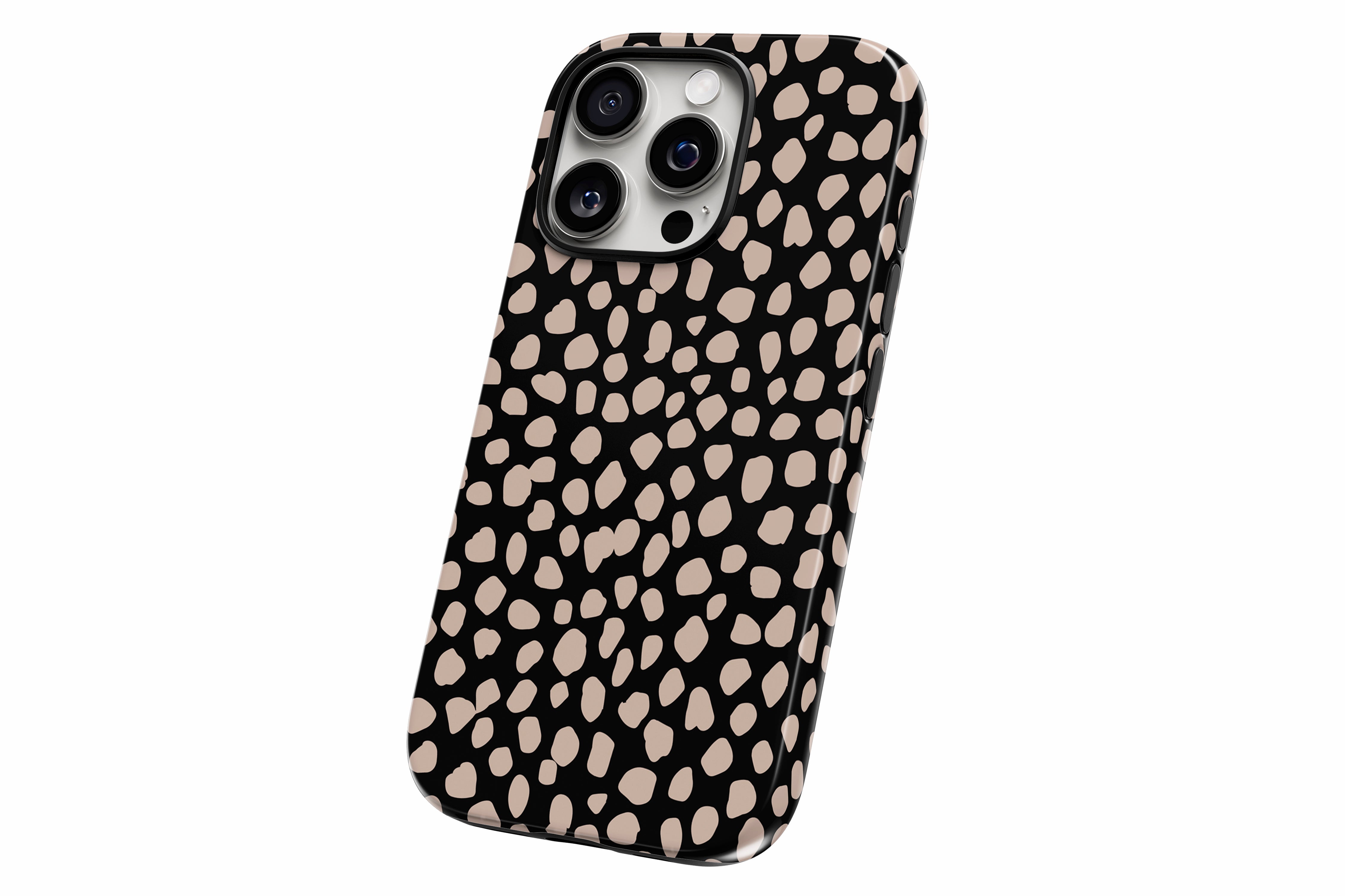 Another product image featuring our Pebbles  design showing the product from a slight side angle on a white background