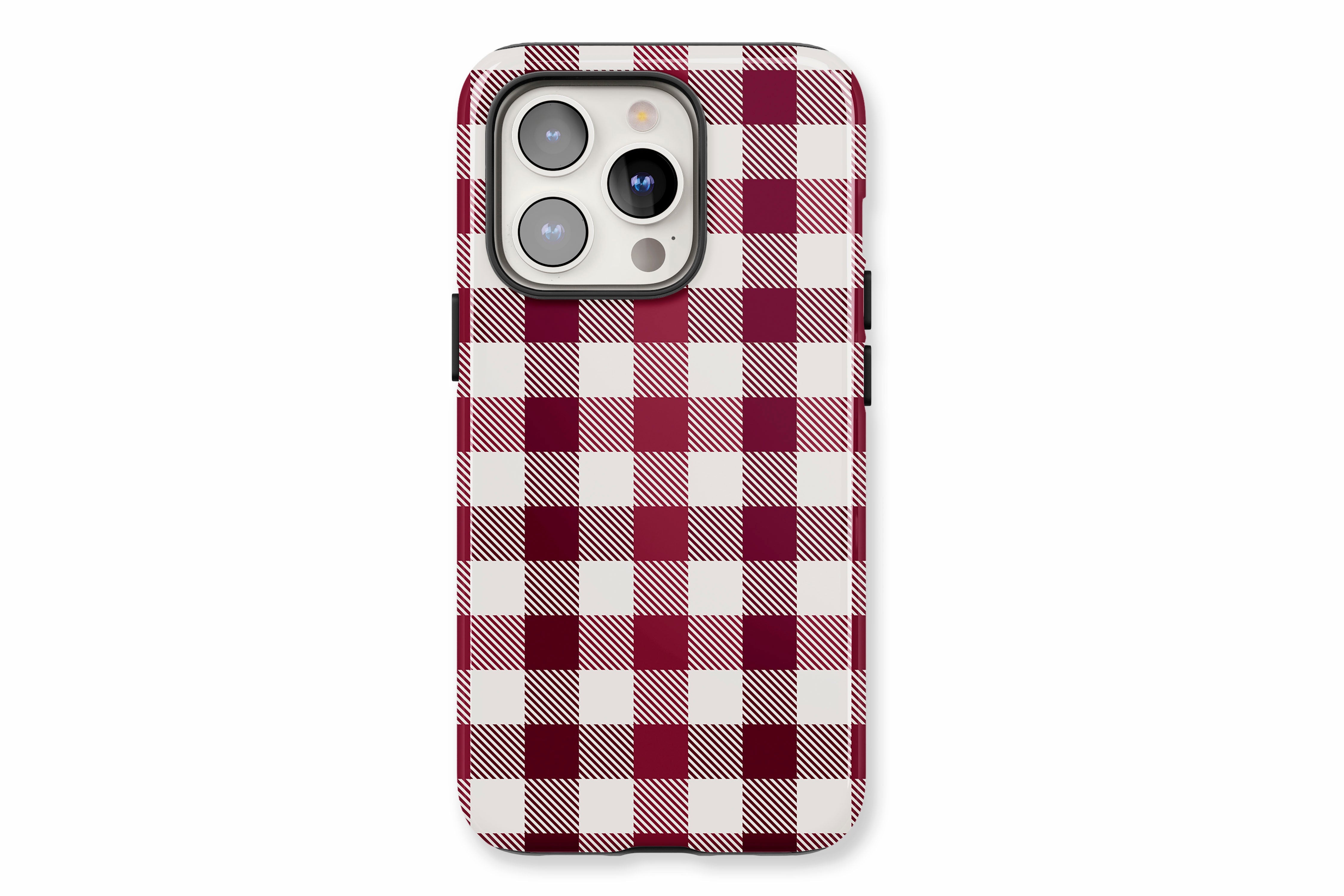 The main product image featuring our Red Check design showing a front facing view of the product on a white background