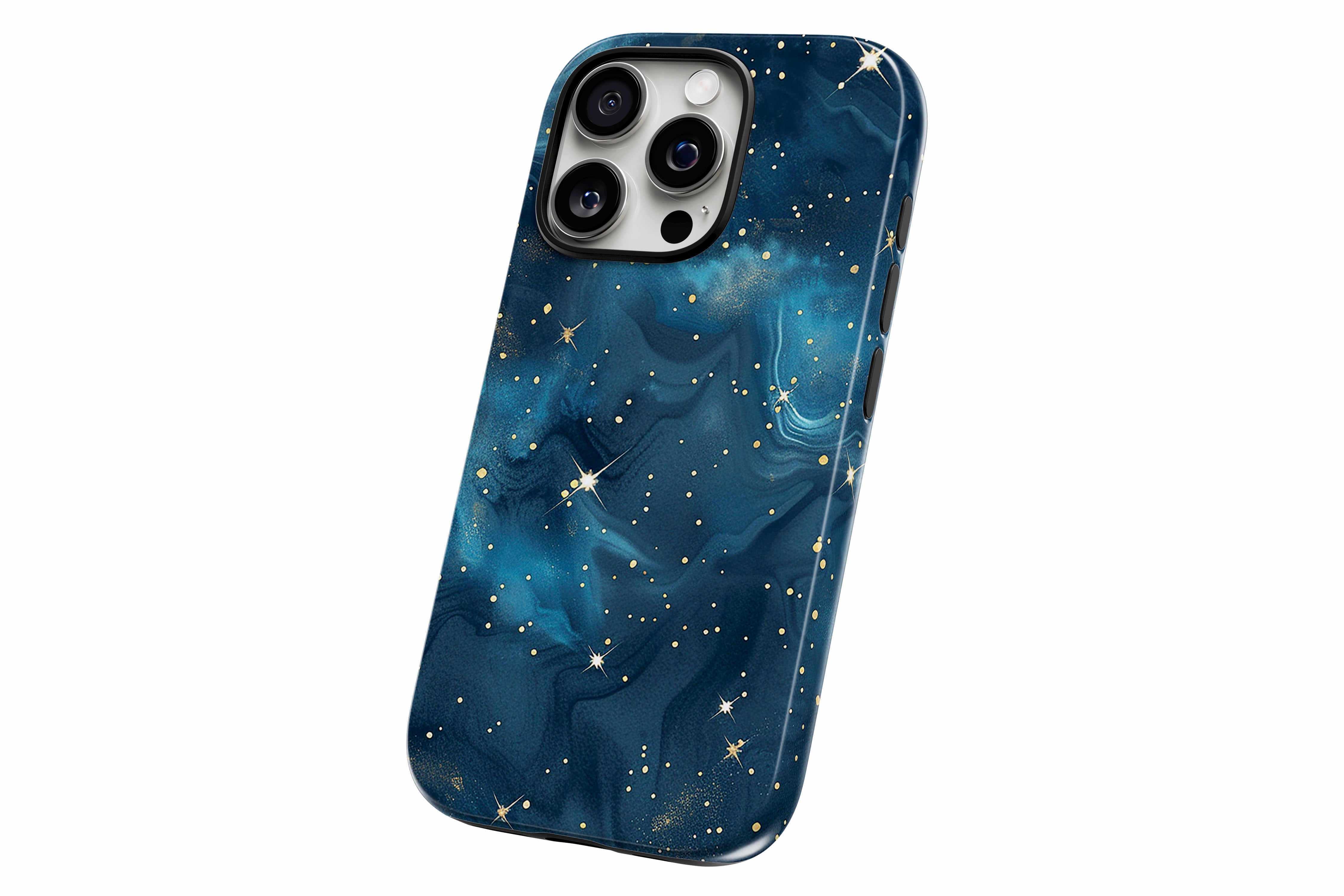 Another product image featuring our Starry Night design showing the product from a slight side angle on a white background