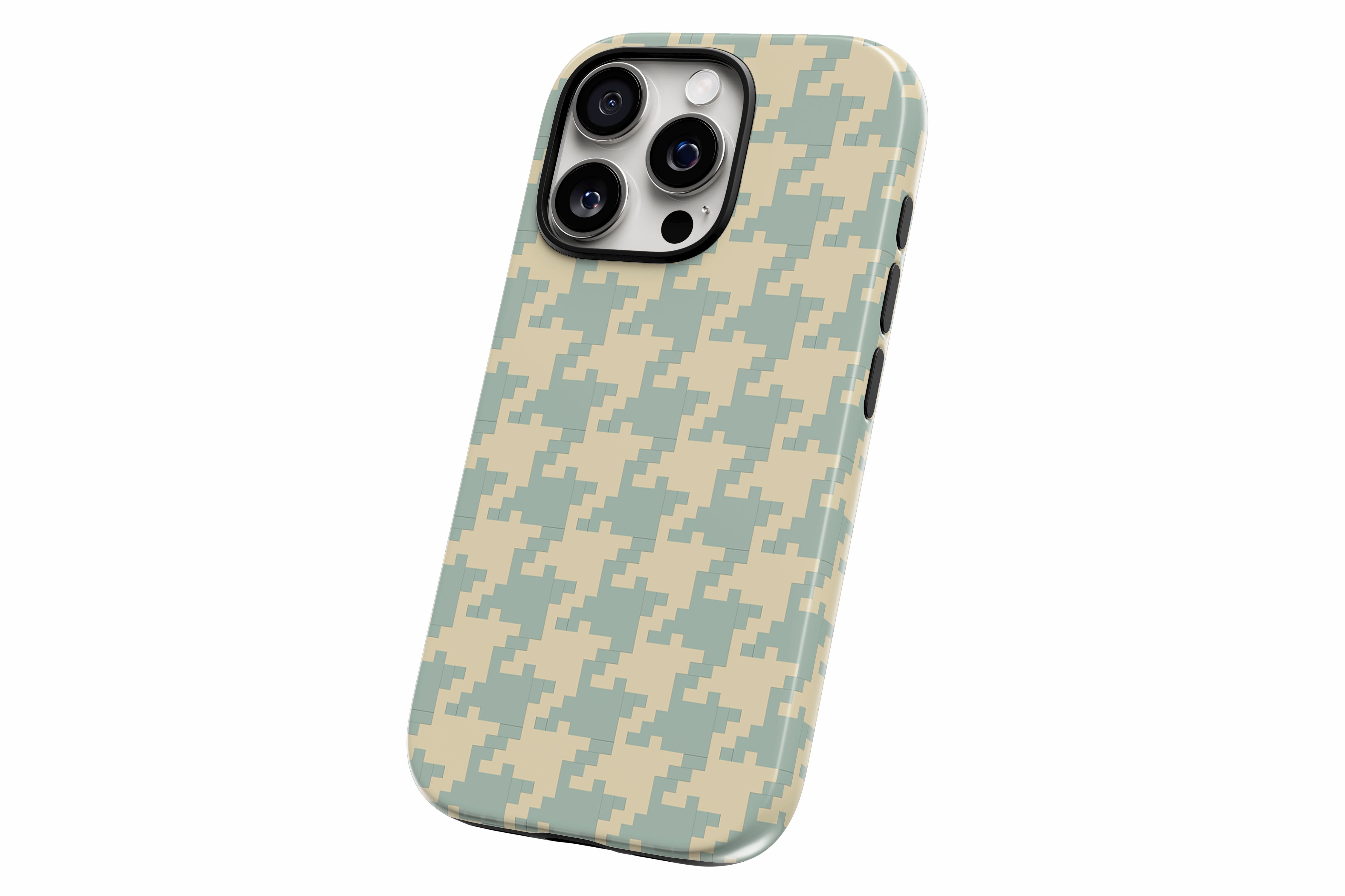 Another product image featuring our Subtle Houndstooth design showing the product from a slight side angle on a white background