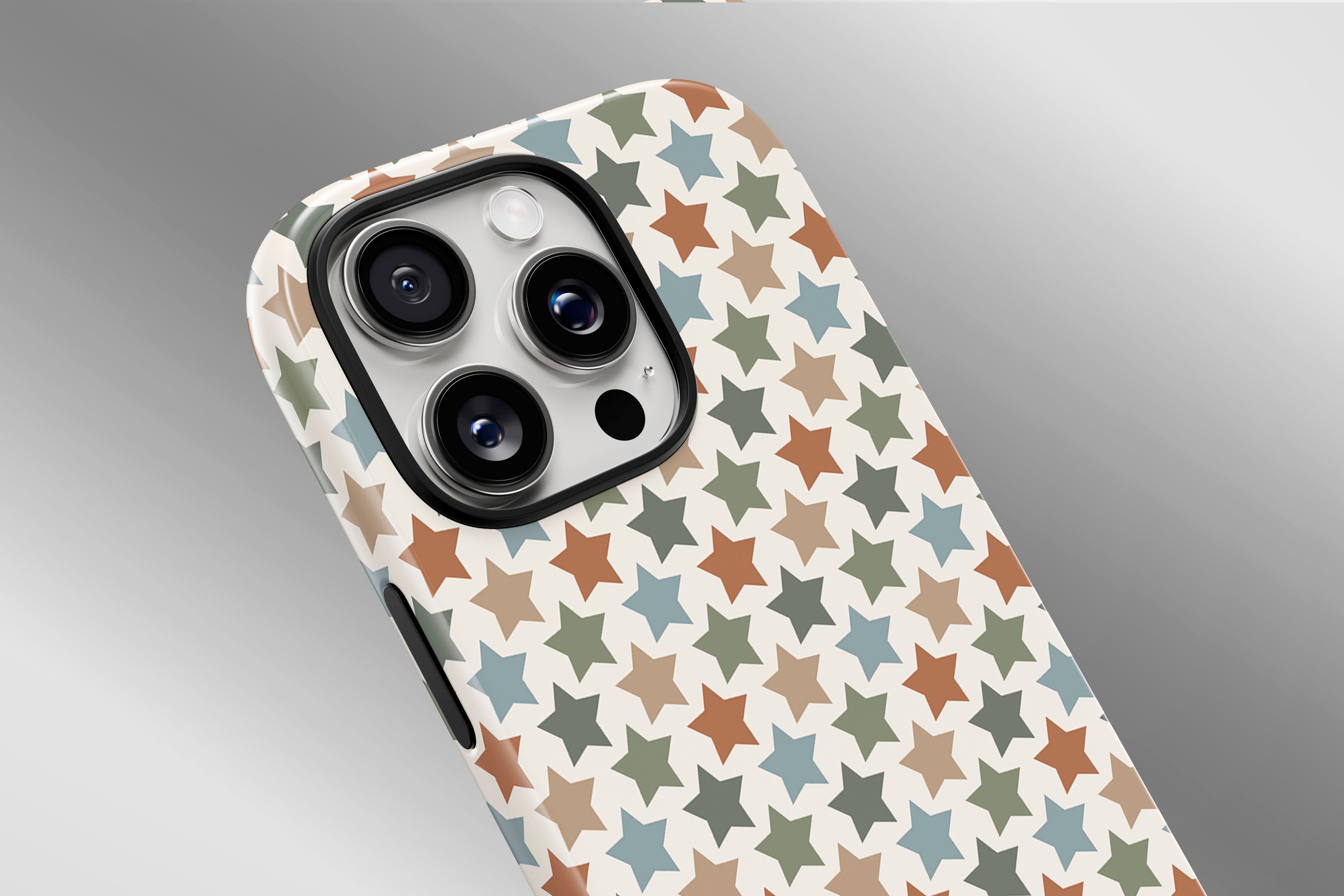 A close up image of a phone case featuring our Twinkle design