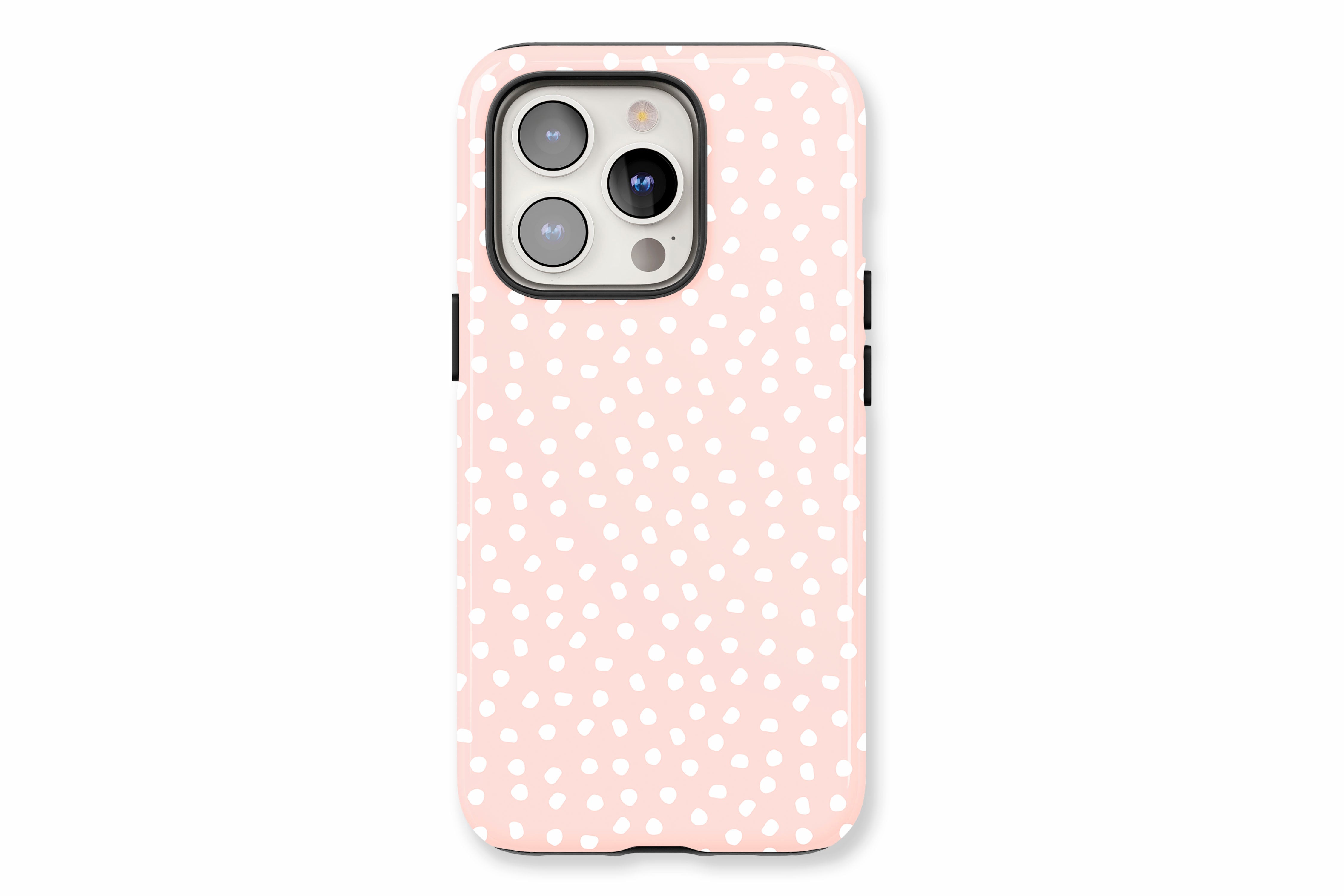 The main product image featuring our White Bits design showing a front facing view of the product on a white background