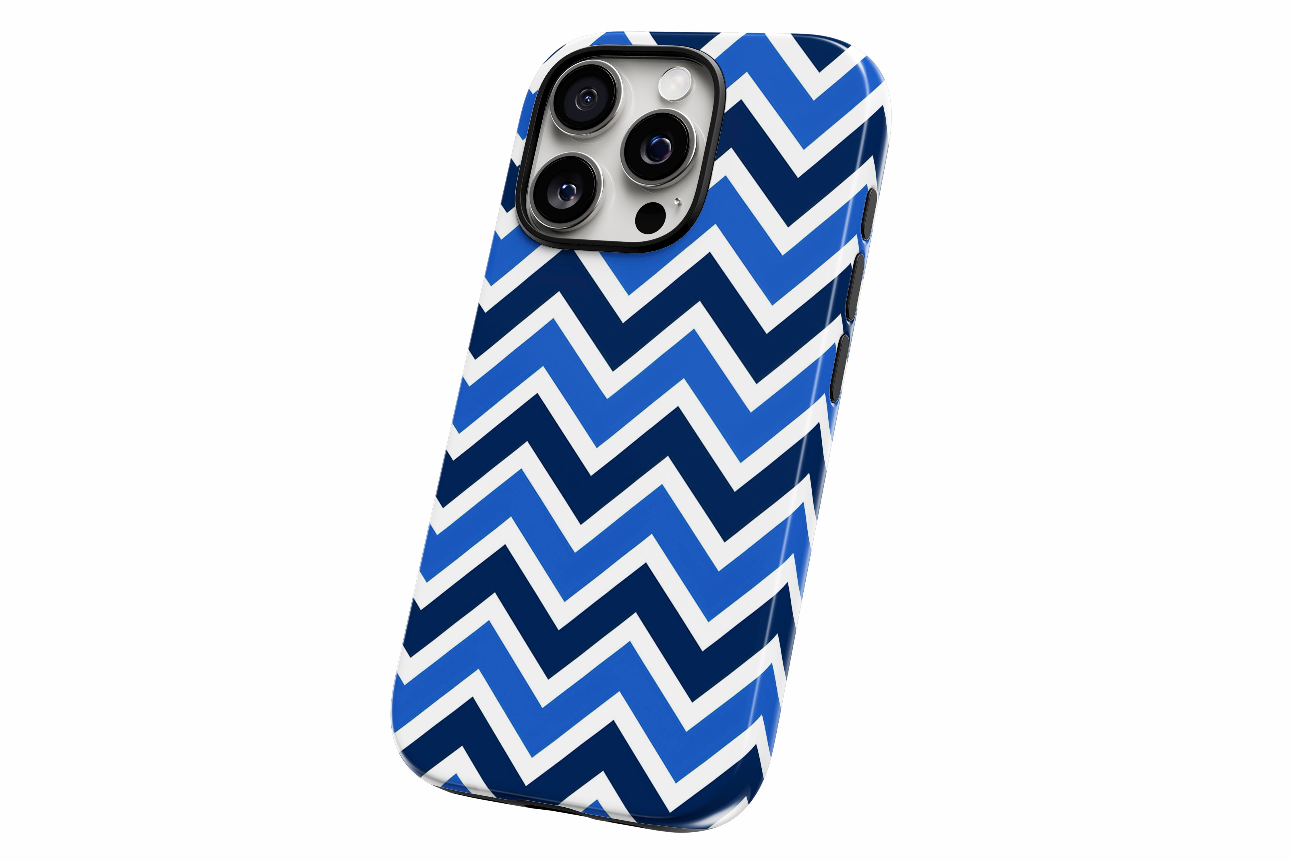 Another product image featuring our Zig design showing the product from a slight side angle on a white background